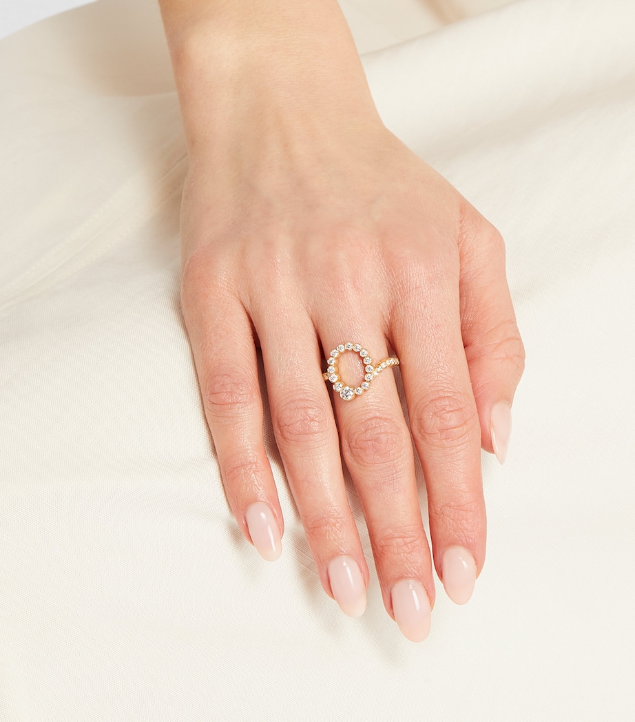 Yellow Gold and Diamond Ensemble ‘O’ Ring YELLOW GOLD Image 5