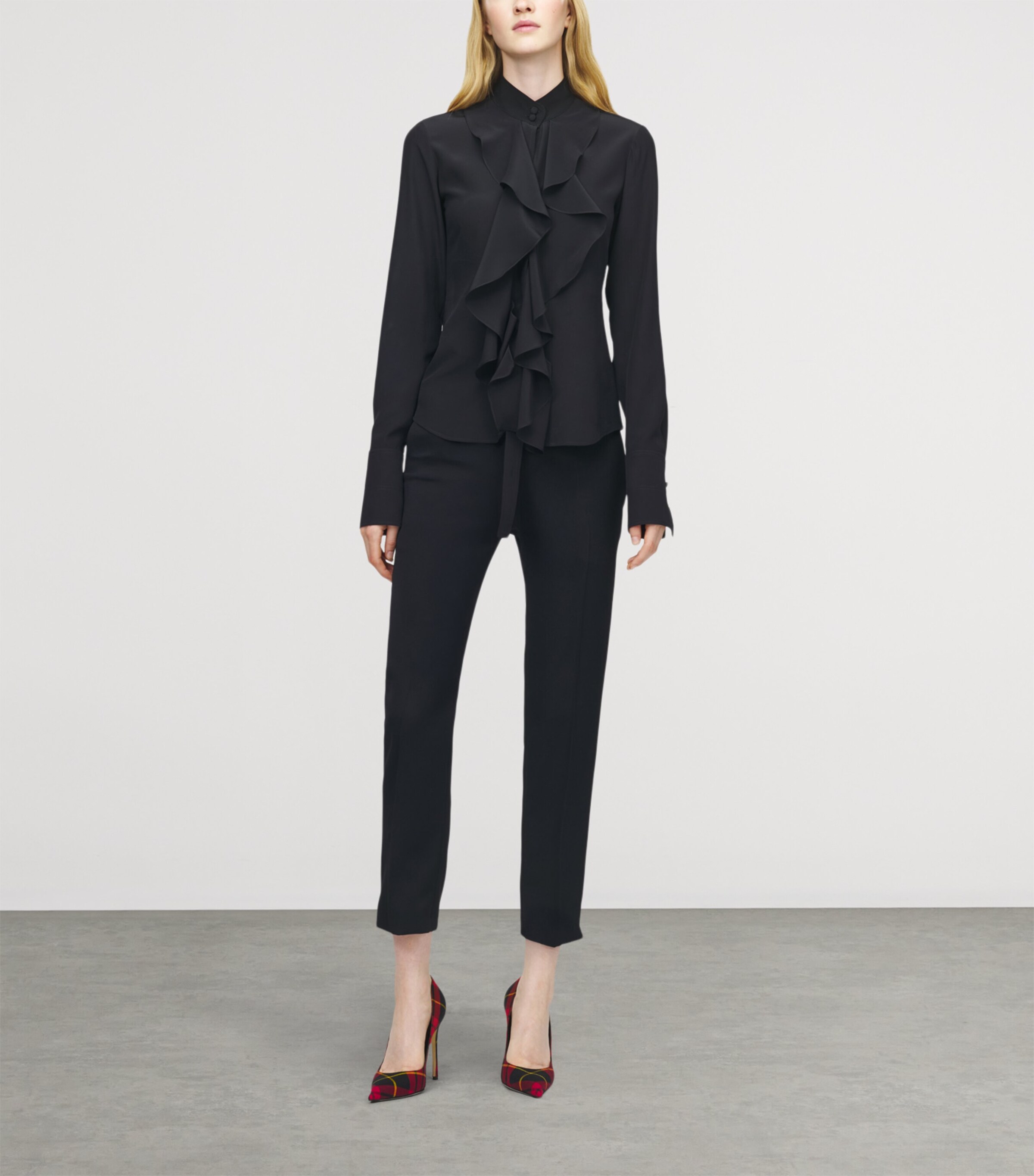 Cotton Ruffled Shirt 1000 Image 2