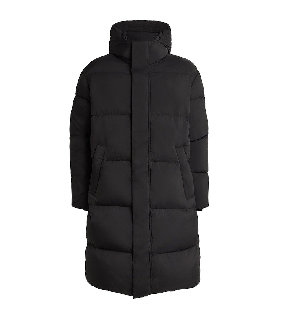 Down Pascal Longline Jacket 999 BLACK Image 1