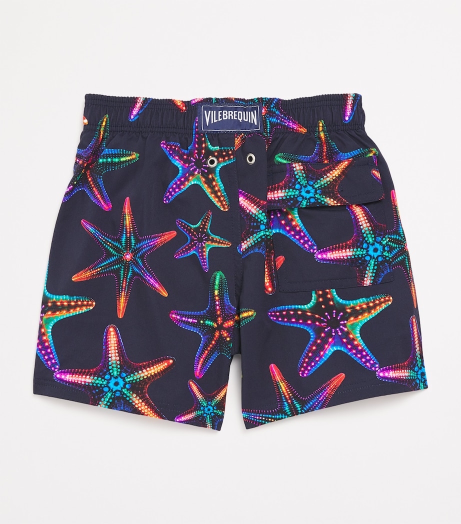 Vilebrequin Kids Starfish Print Swim Shorts (2-14 Years) Bleu Marine Image 2