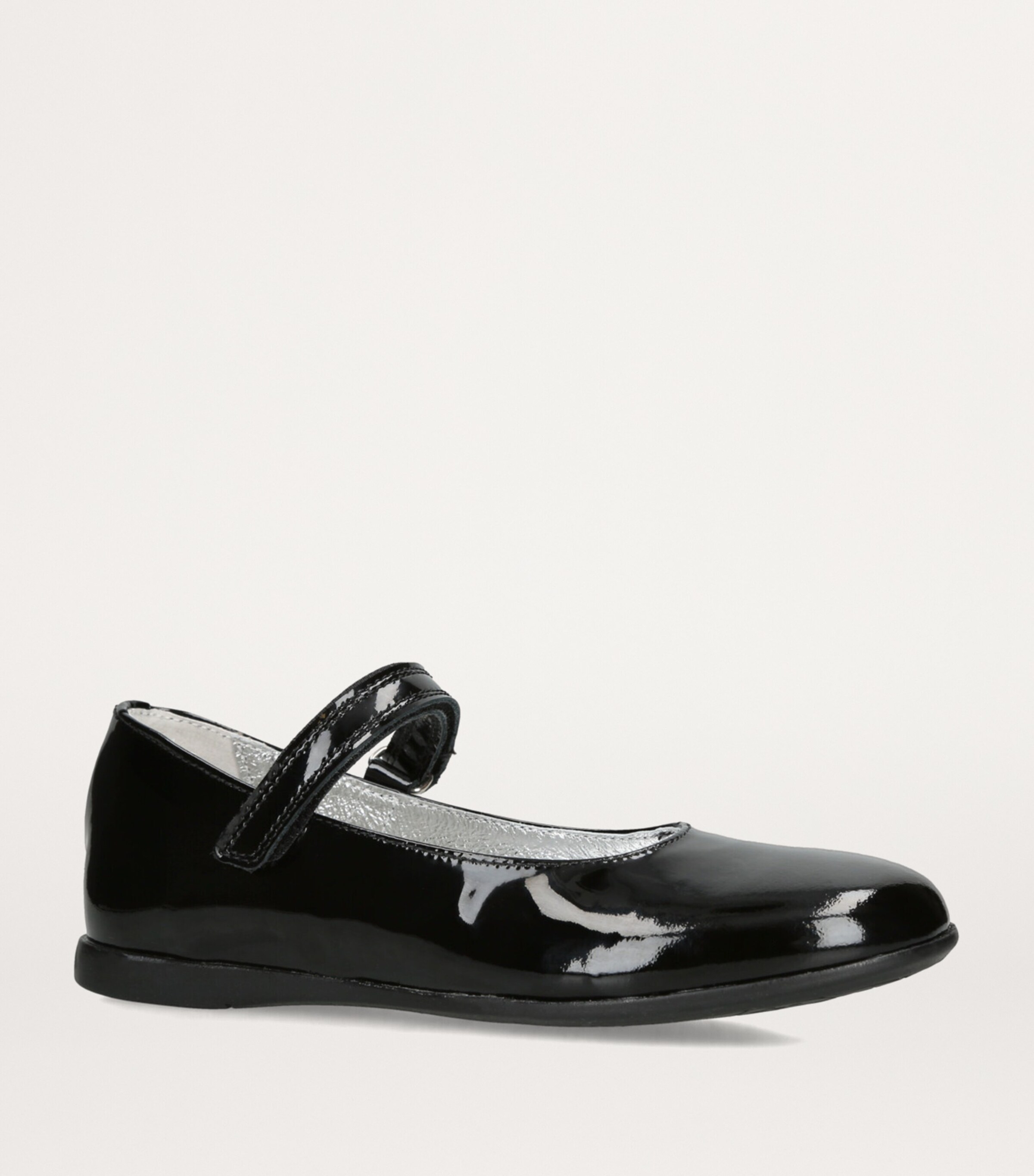 Patent Leather Evie Flats BLACK Image 3