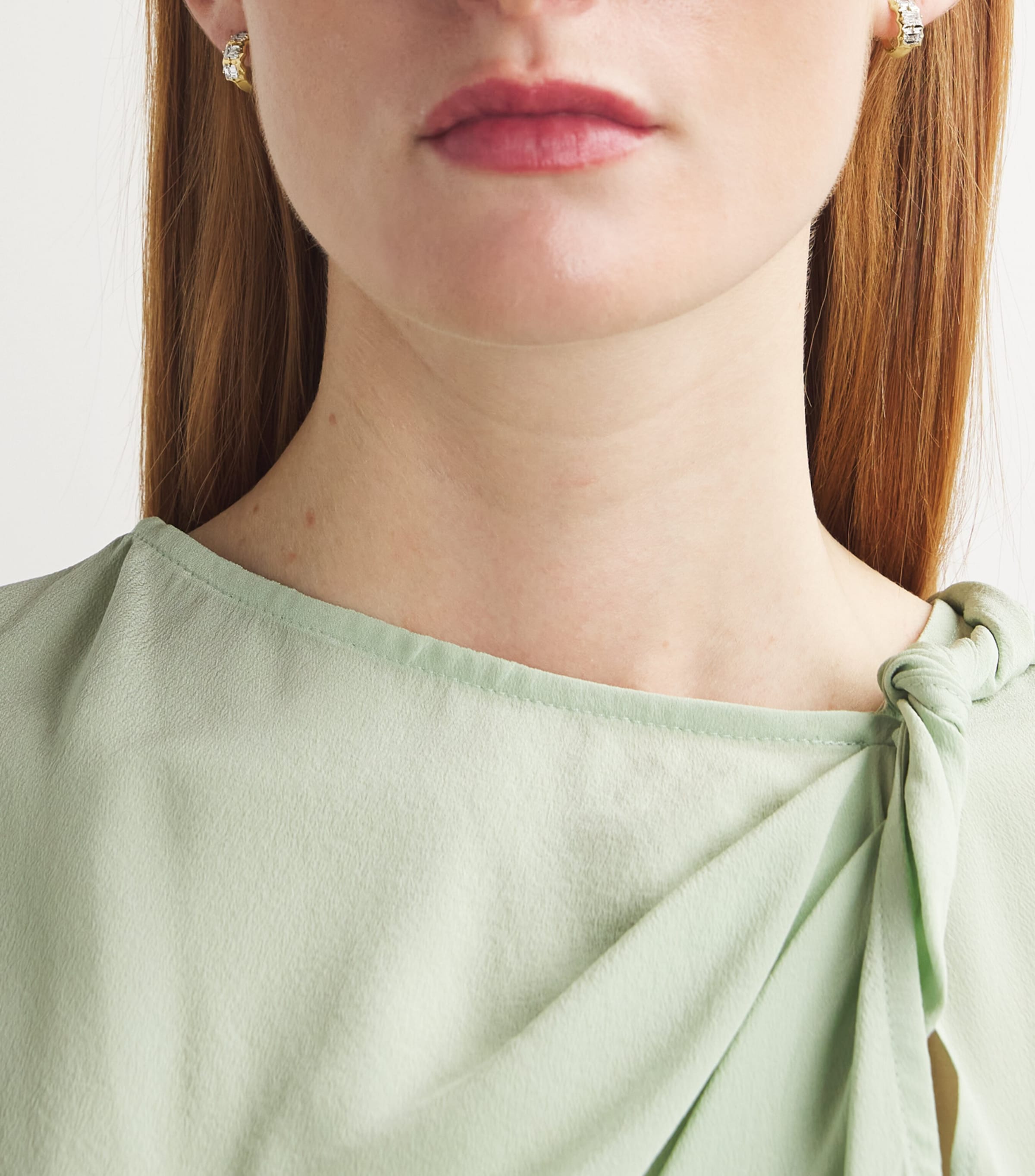 Small Yellow Gold and Diamond Alchemy Vanguard Hoop Earrings YELLOW GOLD Image 5