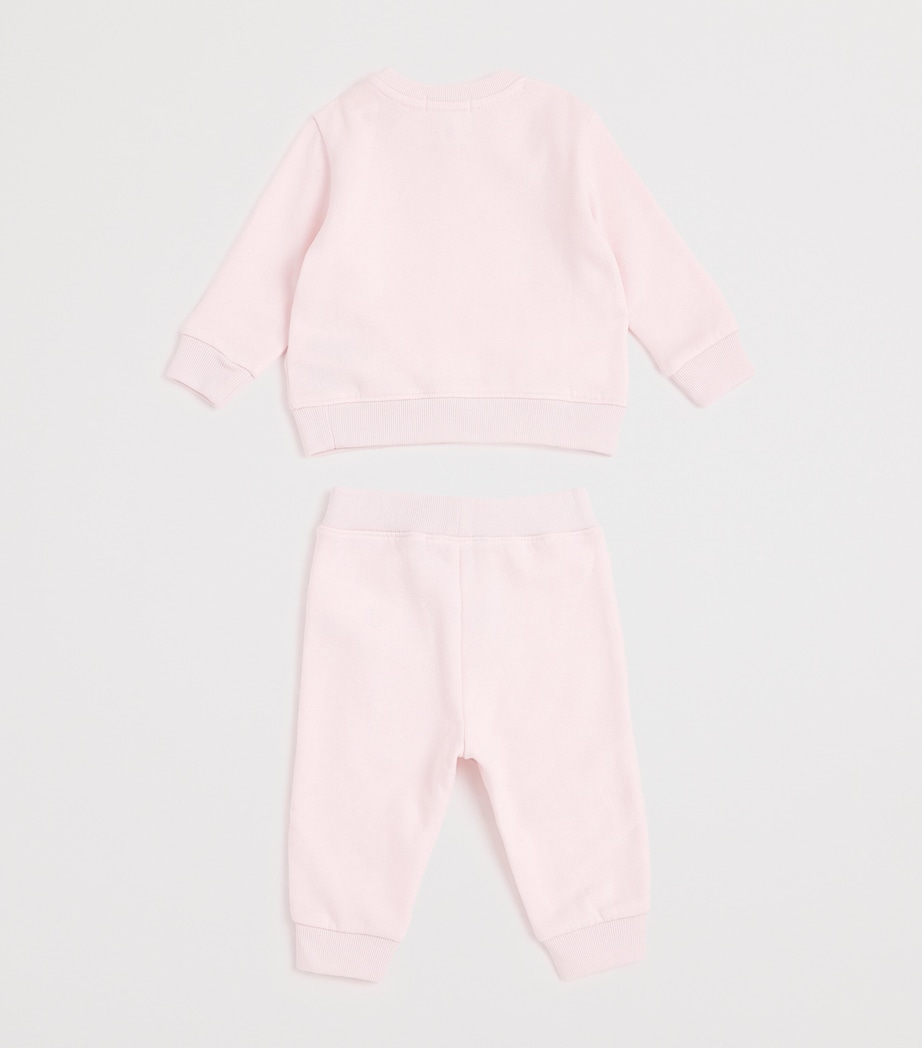 Cotton-Blend Bear Sweatshirt and Sweatpants Set (3-24 Months) PINK Image 2