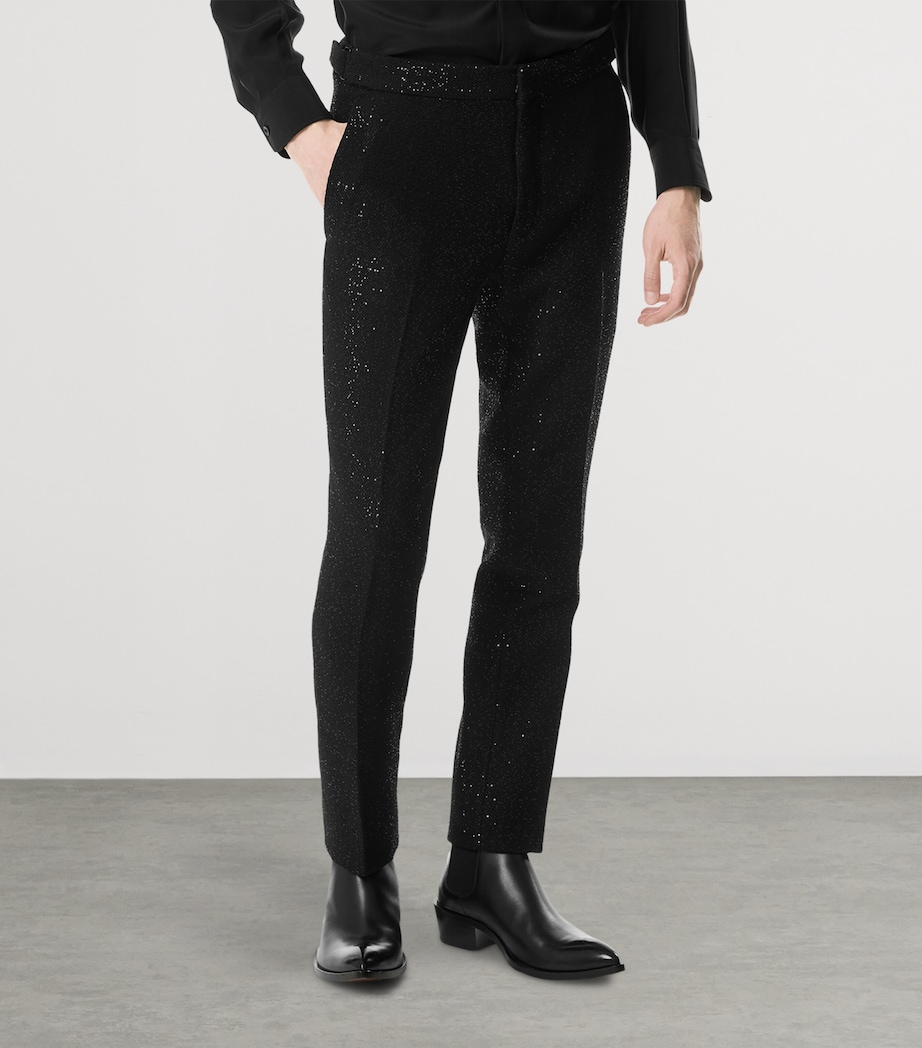 Virgin Wool-Blend Dyllan Trousers NAA Image 4
