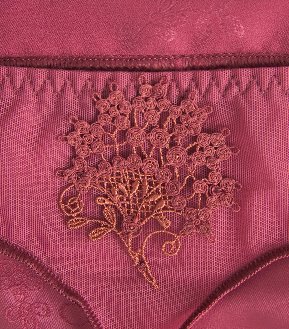 Simone Perele Womens Lace Wish Tanga Santal Pink Image 4