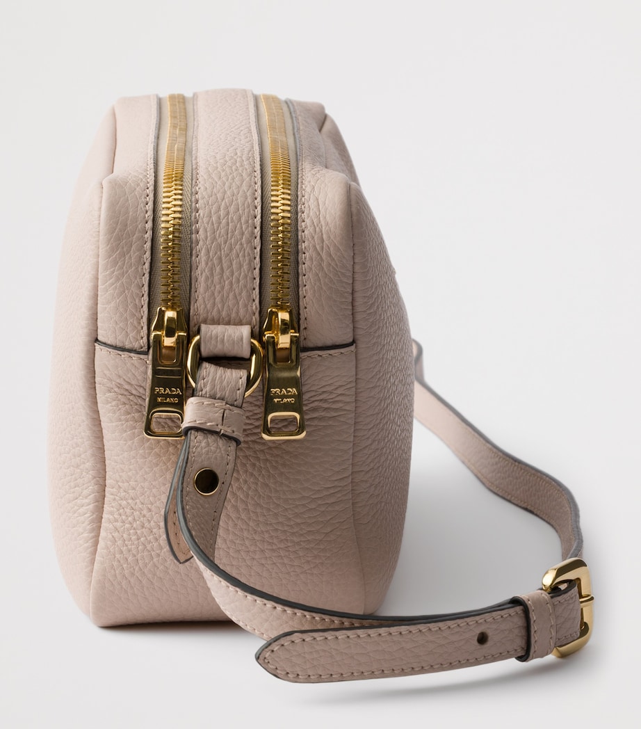 Small Leather Cross-Body Bag F02FU Image 5
