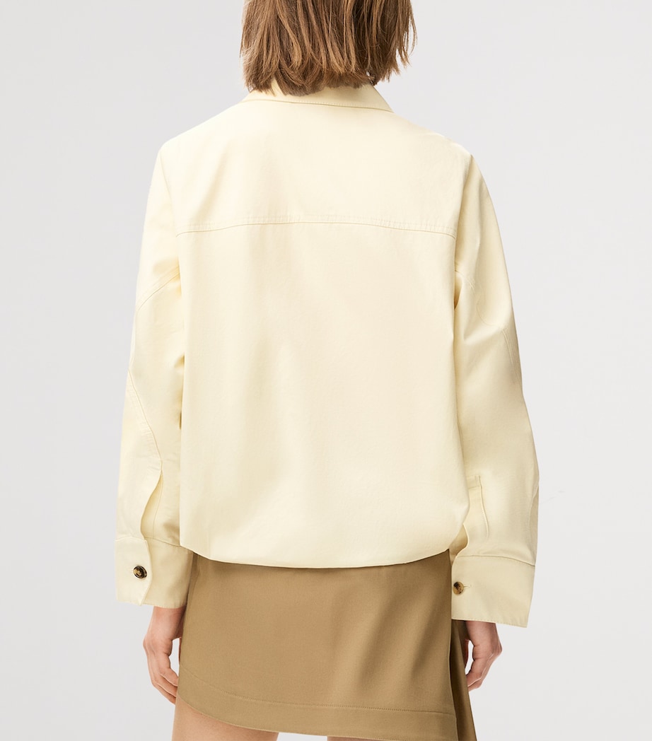 Cotton-Silk Jacket IVORY Image 4