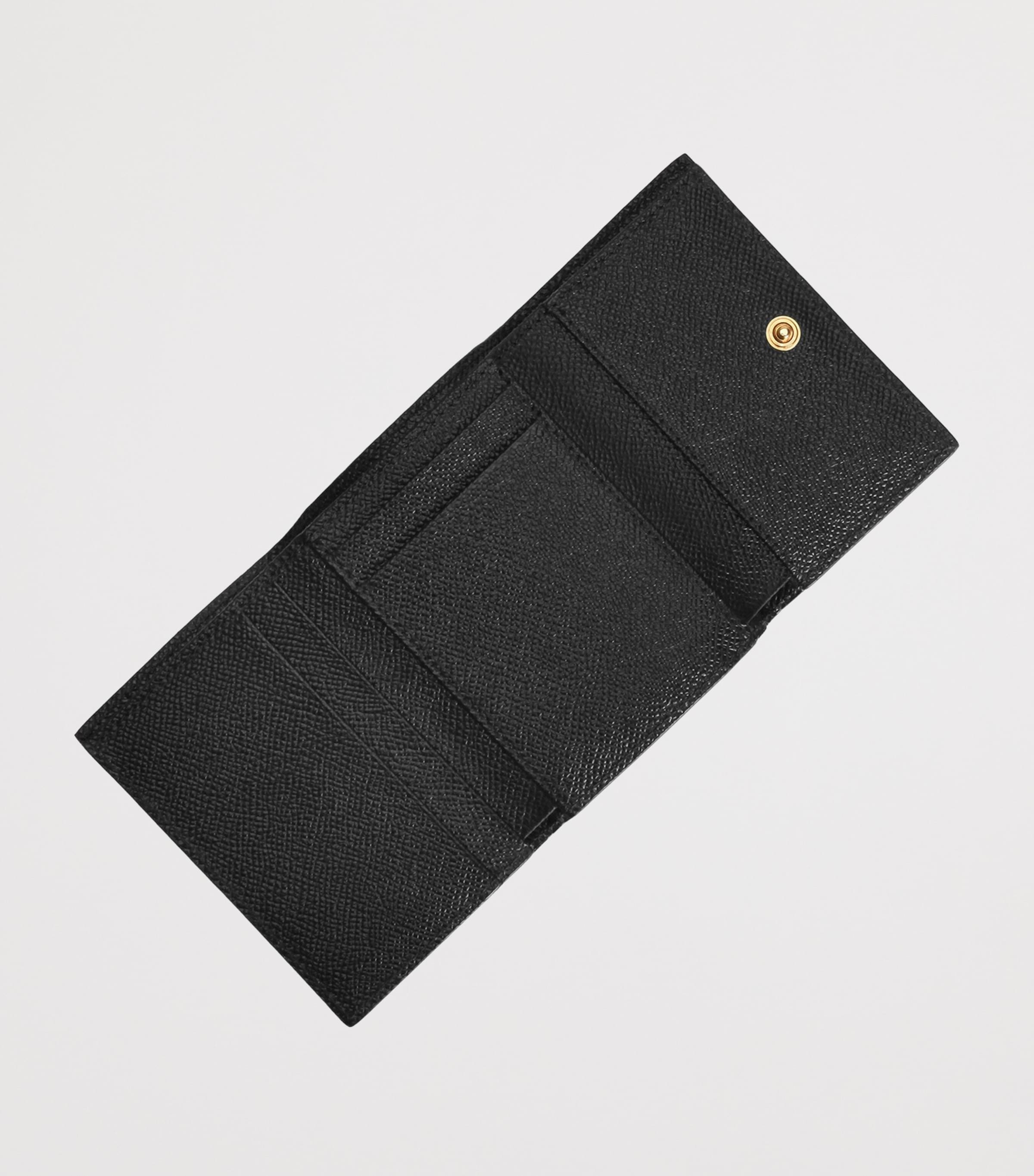 Leather-Blend French Flap Wallet HY13M-LEO NEW Image 3