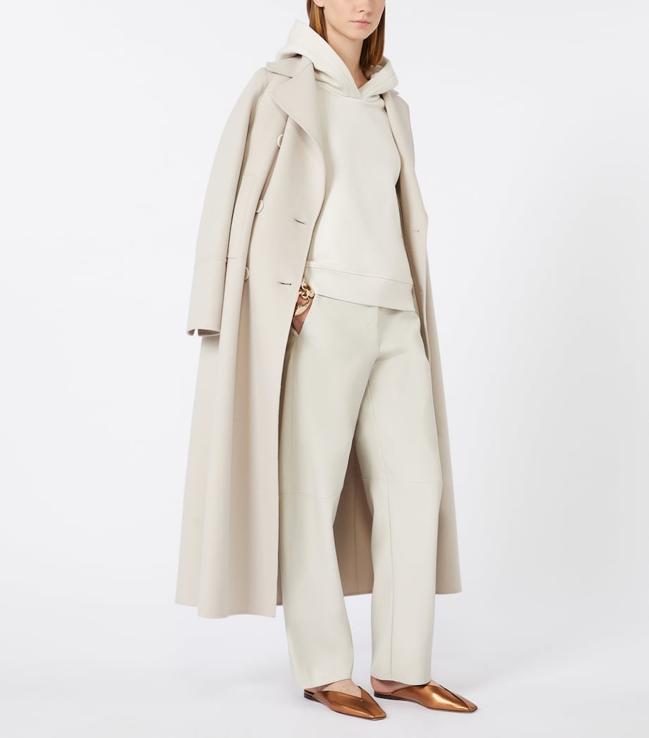 Virgin Wool Coat SAND Image 3