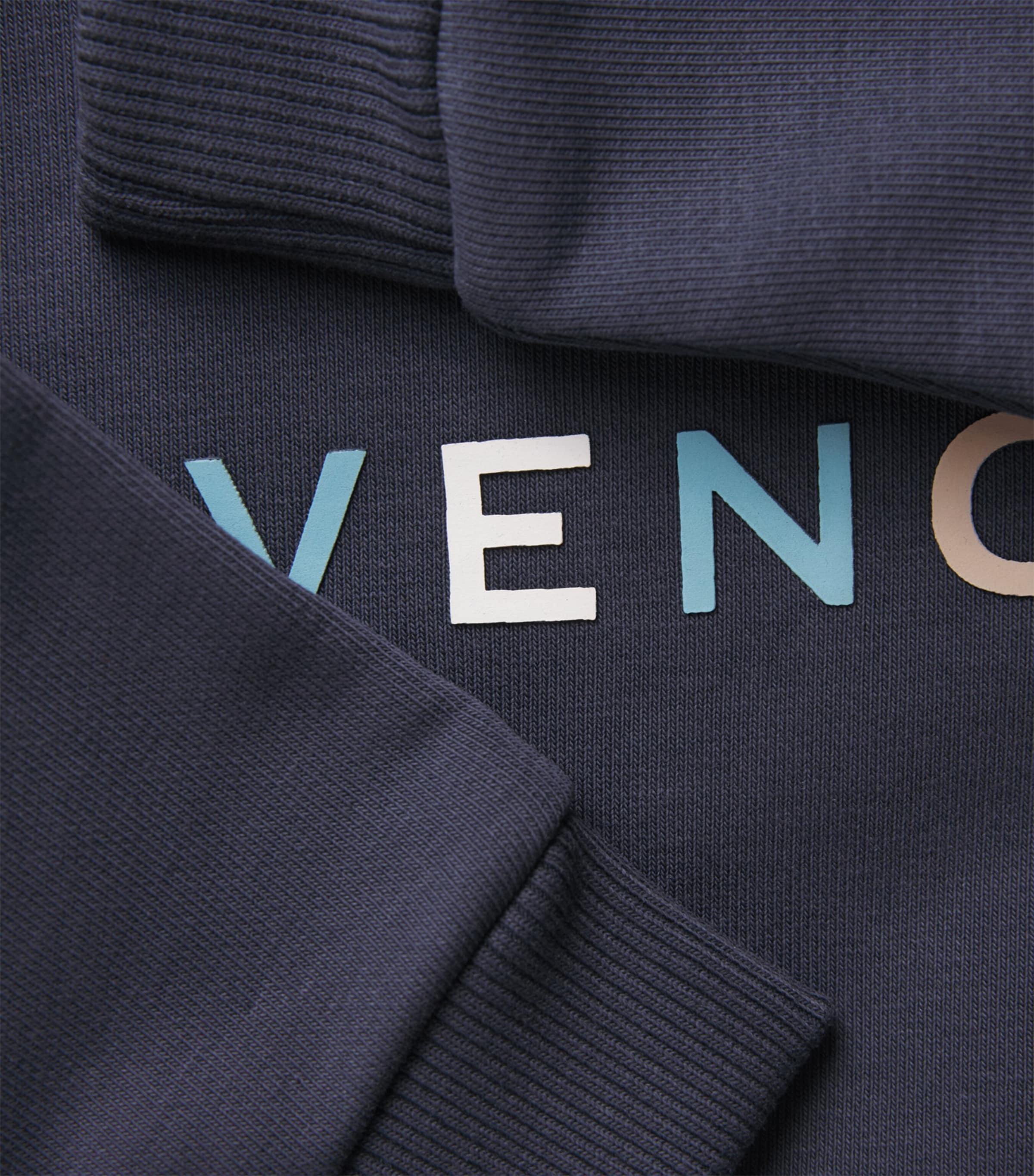 Cotton-Blend Multi-Tone Logo Sweatshirt (6-36 Months) NAVY Image 3