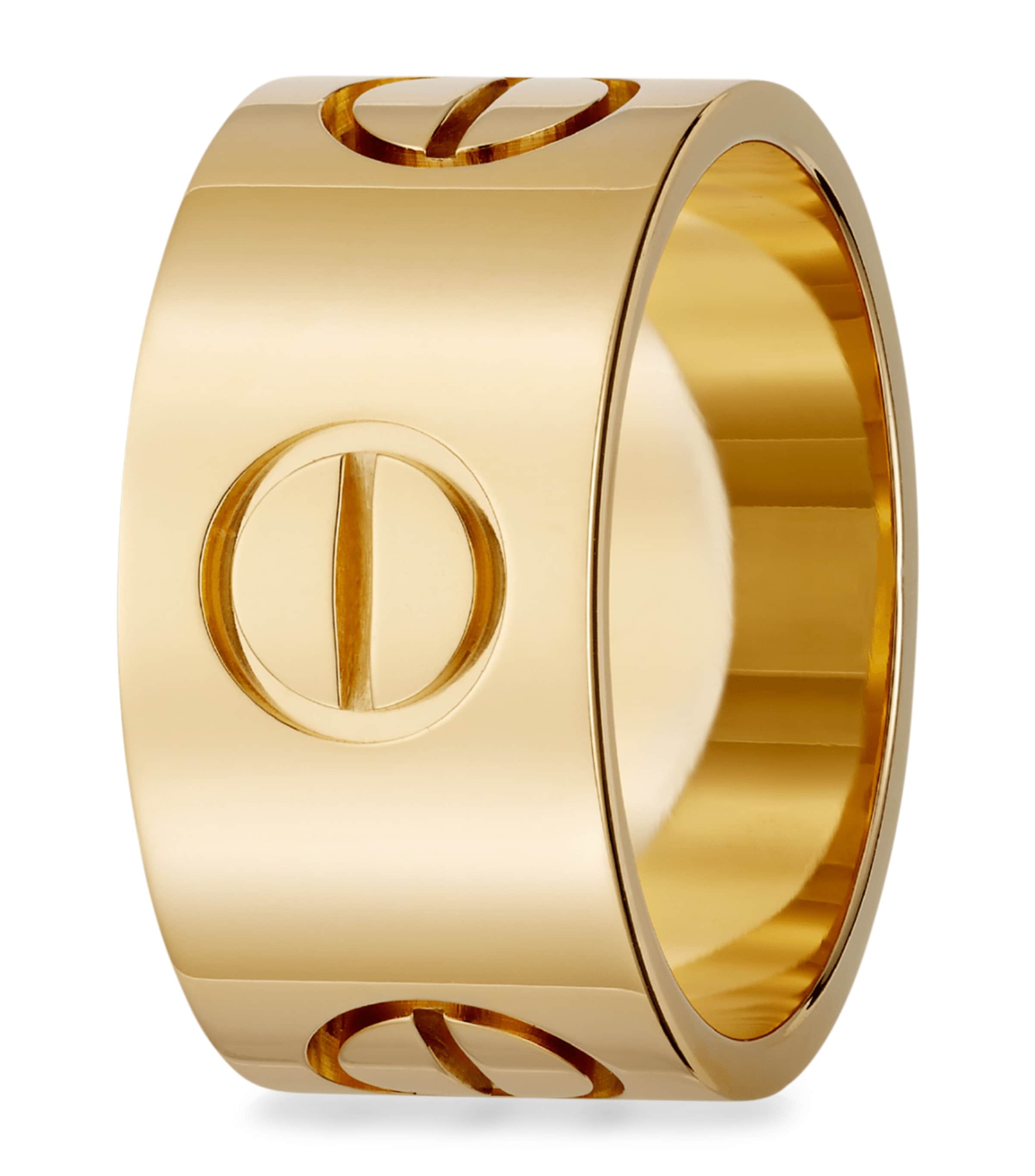 Yellow Gold LOVE Ring YELLOW GOLD Image 2