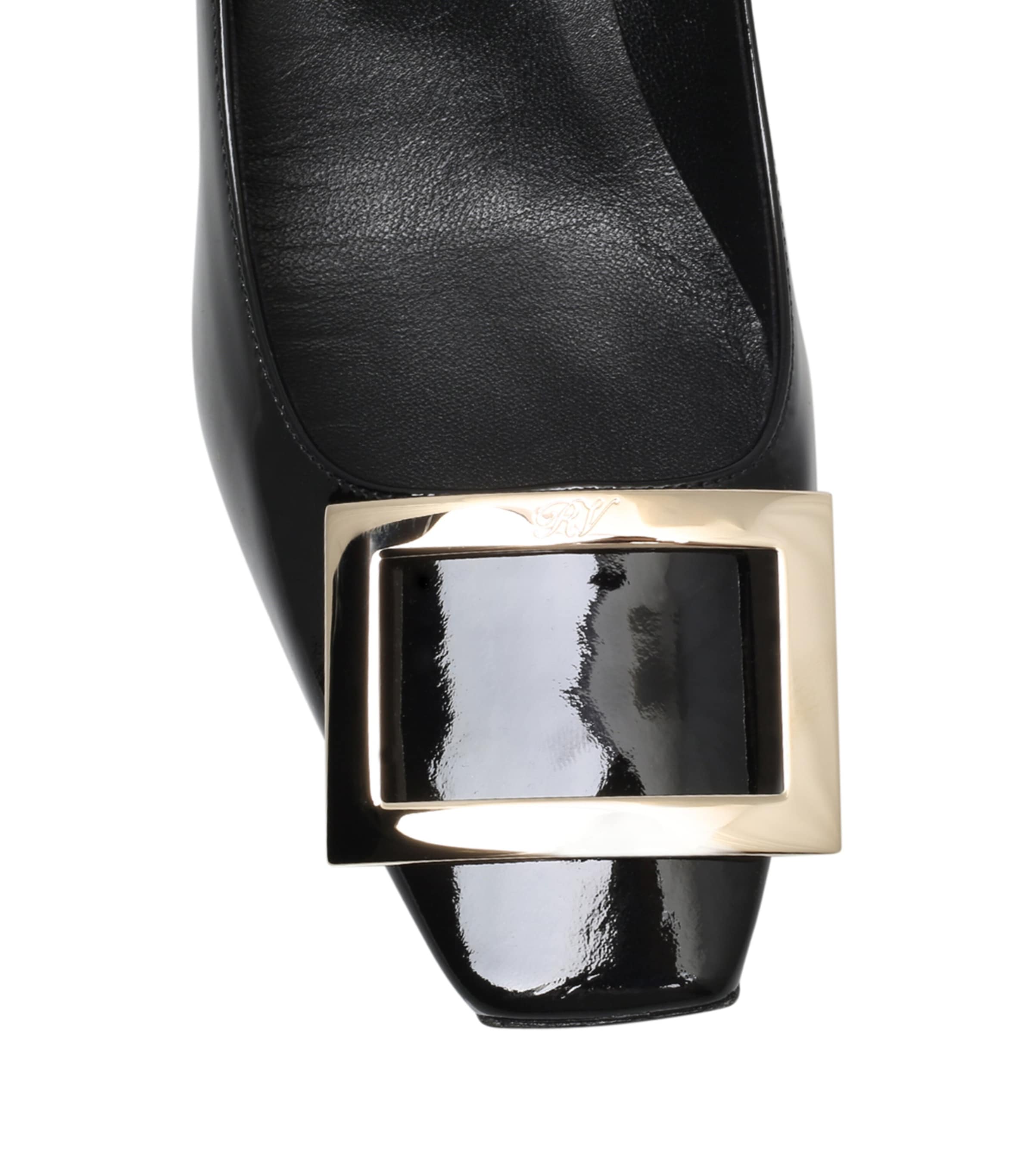 Patent Decolleté Belle Vivier Pumps 70 BLACK Image 6