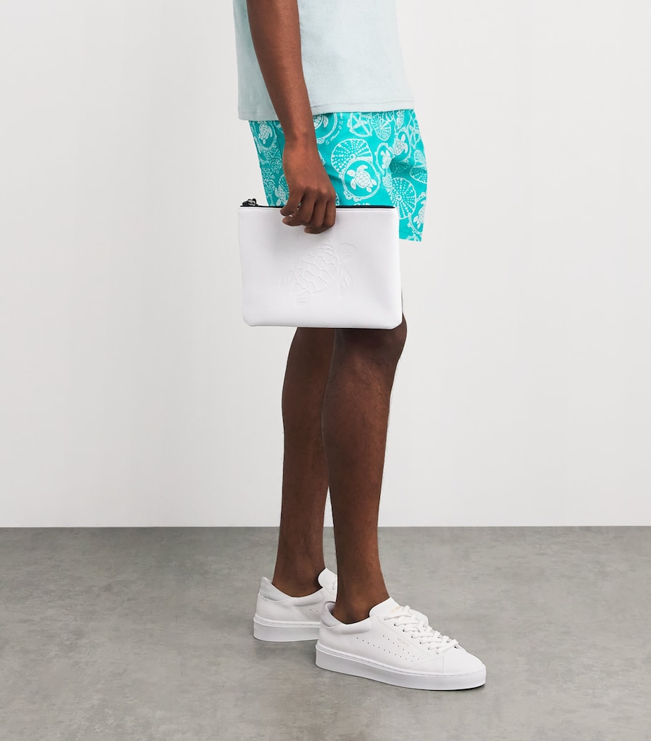 Neoprene Zipped Pool Pouch 010-WHITE Image 2