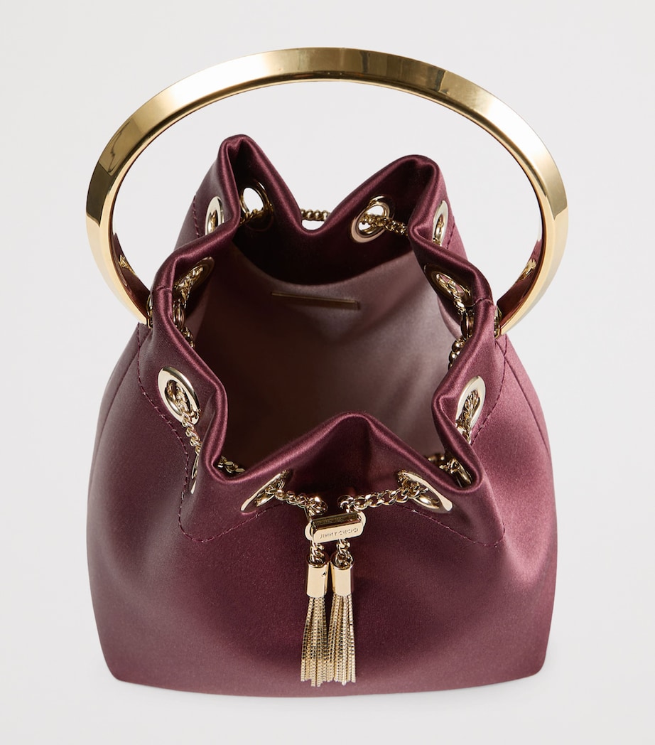 Satin Bon Bon Top-Handle bag DEEP MERLOT/LIGHT GO Image 5