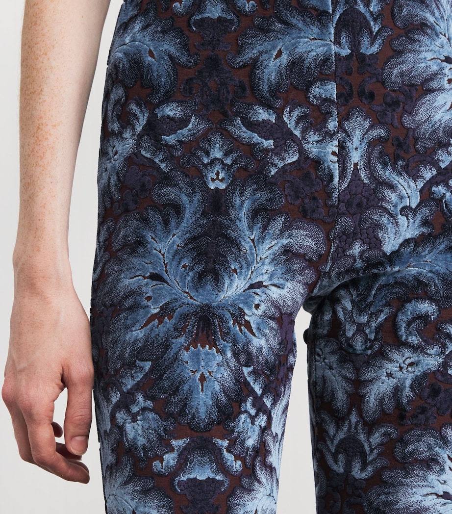 Velvet Baroque Flared Trousers S9883 Image 6