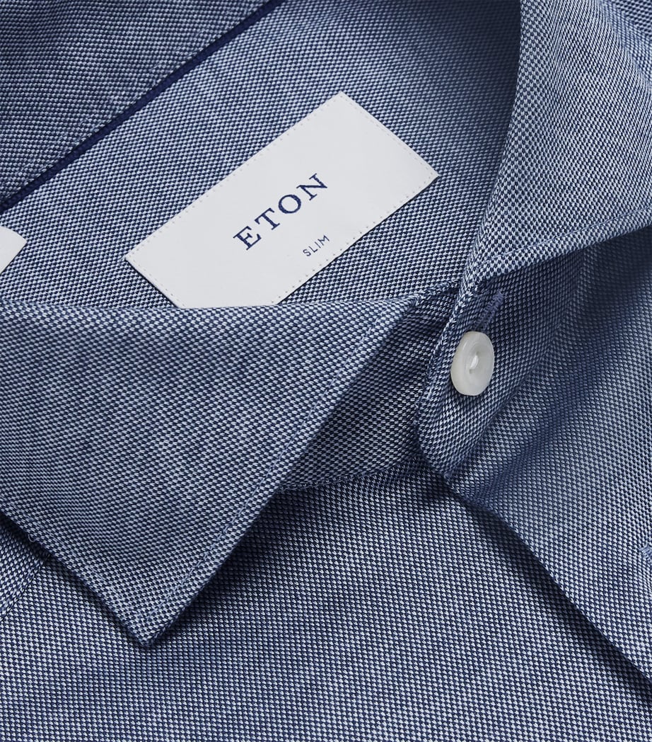 Cotton Jersey Dress Shirt DARK BLUE Image 5