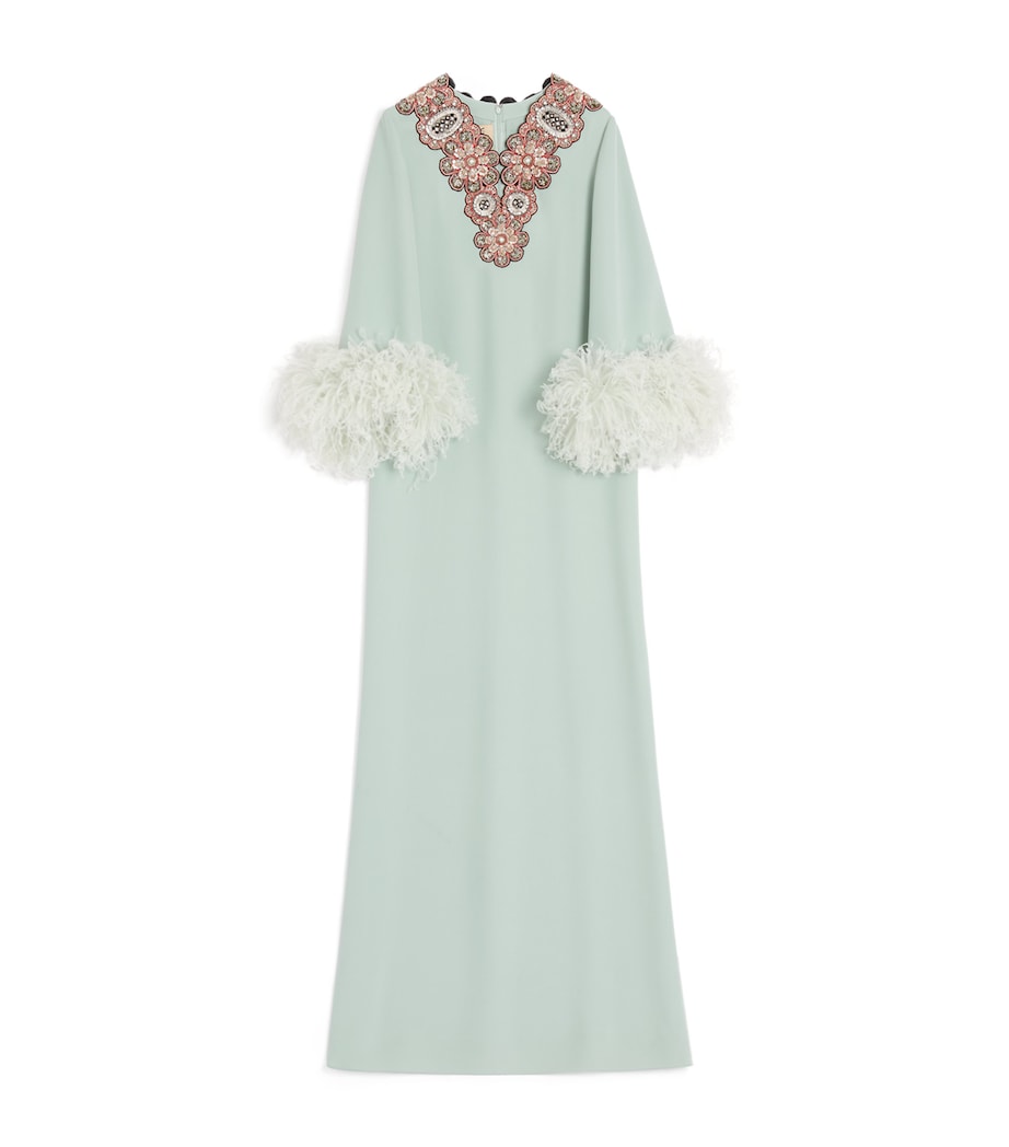 Silk Embellished Maxi Dress QM1 Image 1