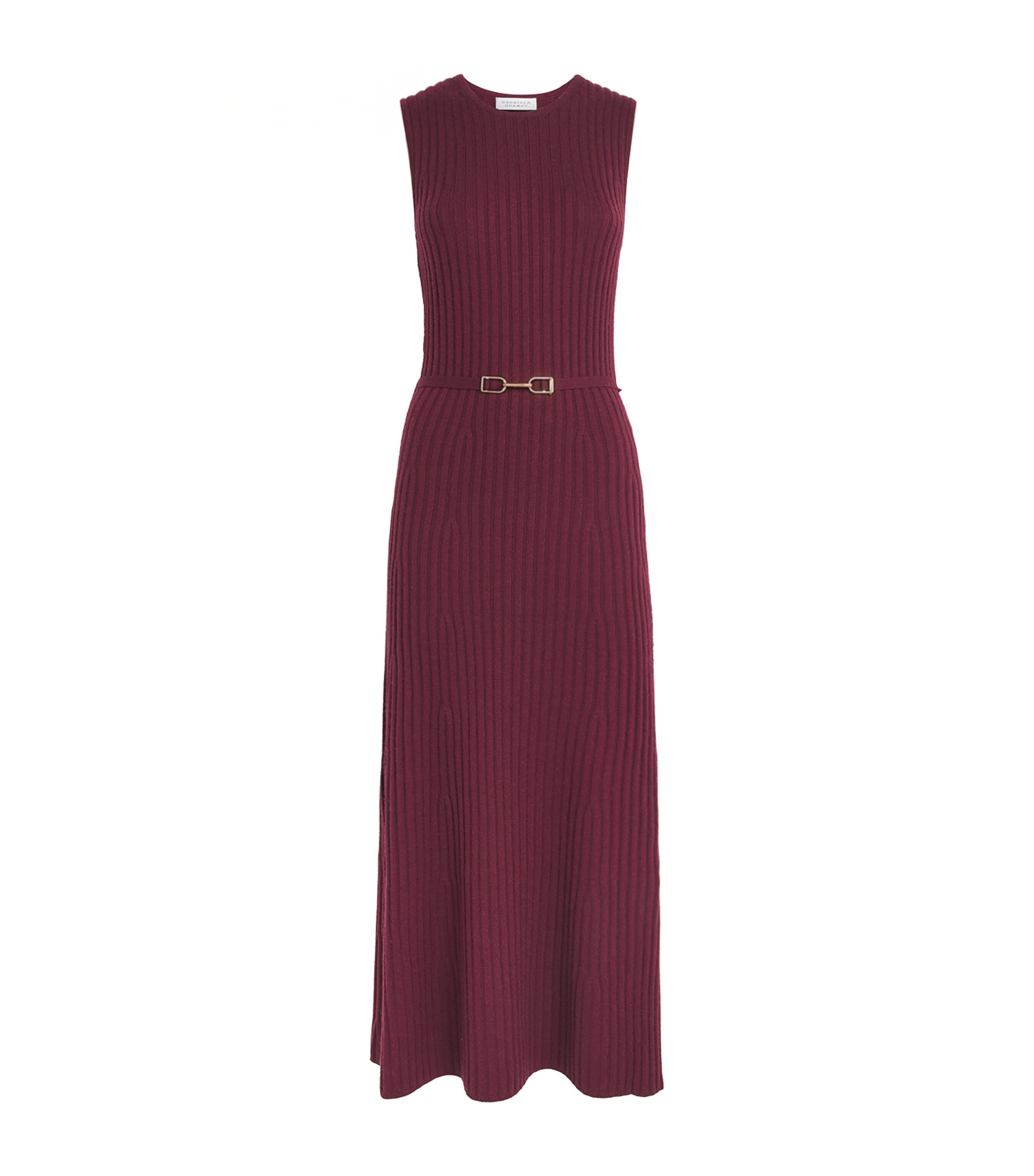 Gabriela Hearst Womens Merino Wool-Cashmere Meier Knit Dress Bdx Bordeaux Image 1