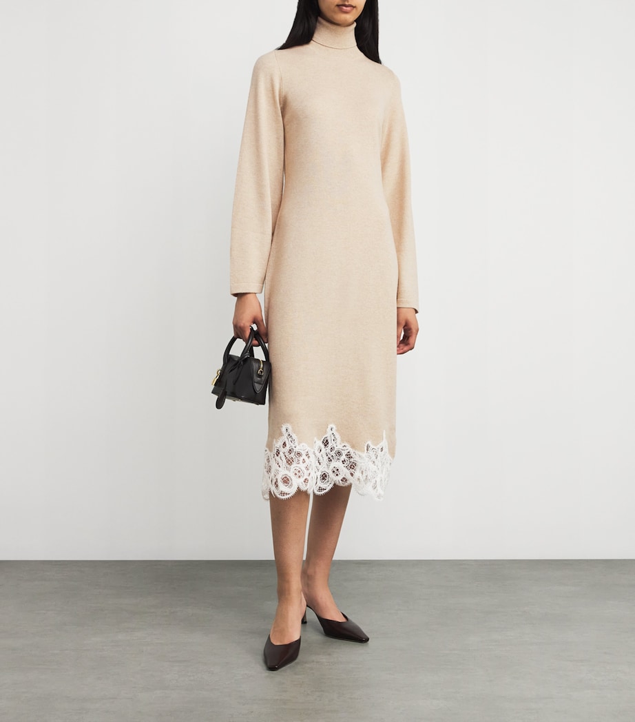 Wool-Silk-Cashmere Midi Dress 0158 CORDA Image 2