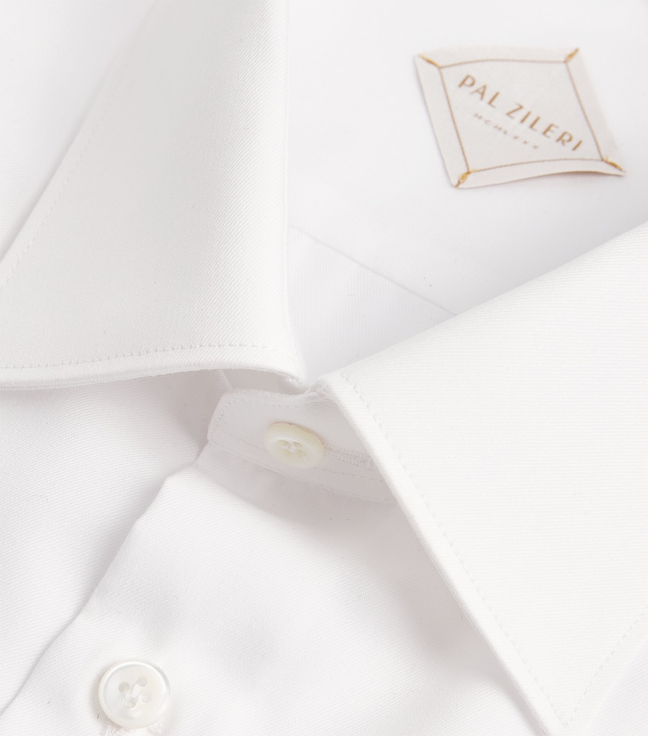 Cotton Slim Shirt WHITE80 Image 5