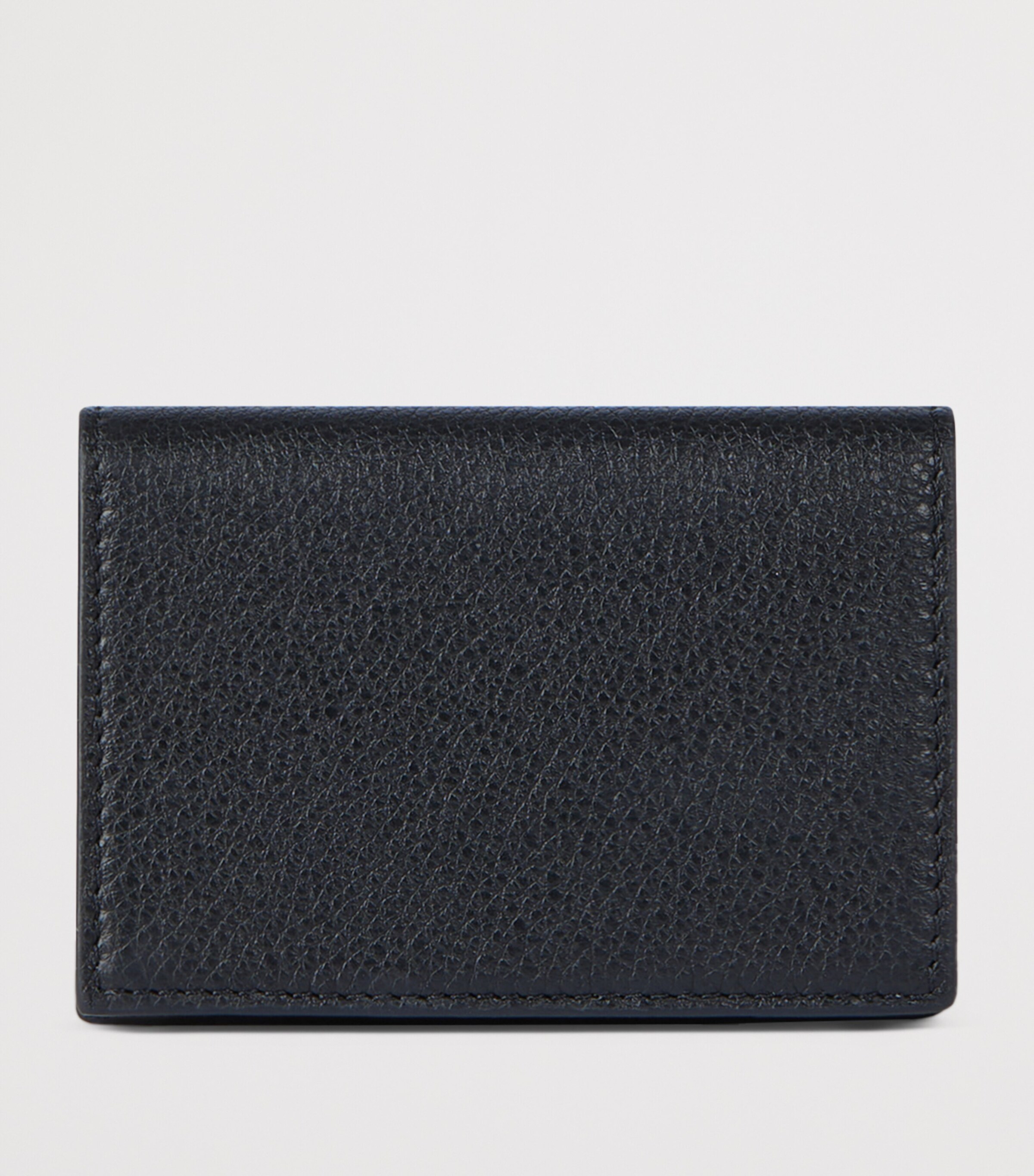 Leather Business Card Holder BLACK Image 2