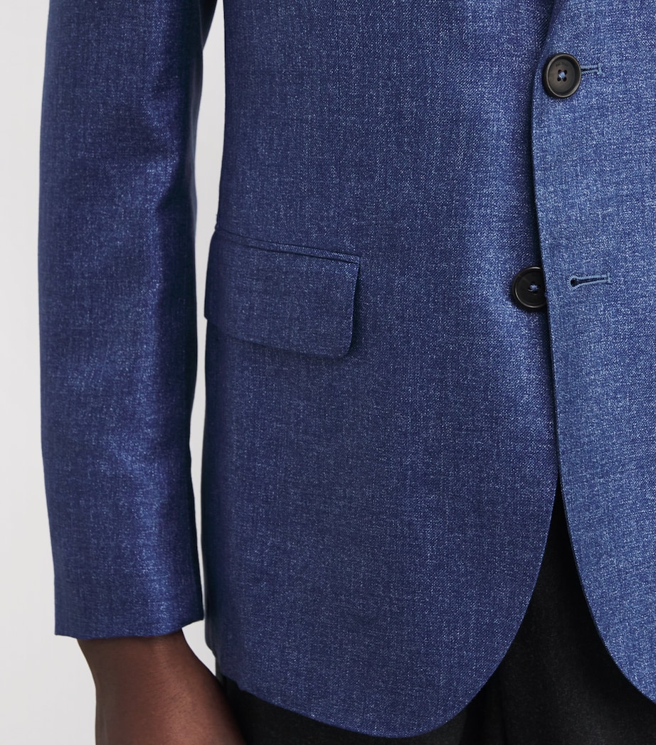 Silk Brera Blazer 06 LIGHT BLUE Image 6