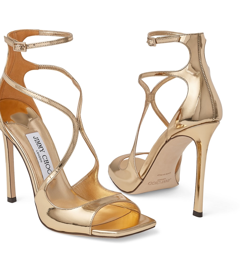 Azia 110 Leather Sandals GOLD Image 7
