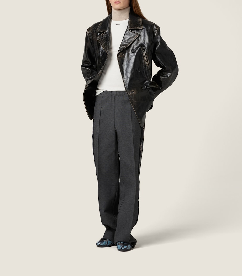 Cotton Knitted Logo Tank Top F0009 Image 2