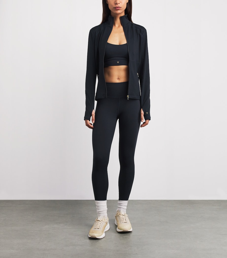 Y.O.U Womens Clayton Zip-Up Jacket Black Image 2