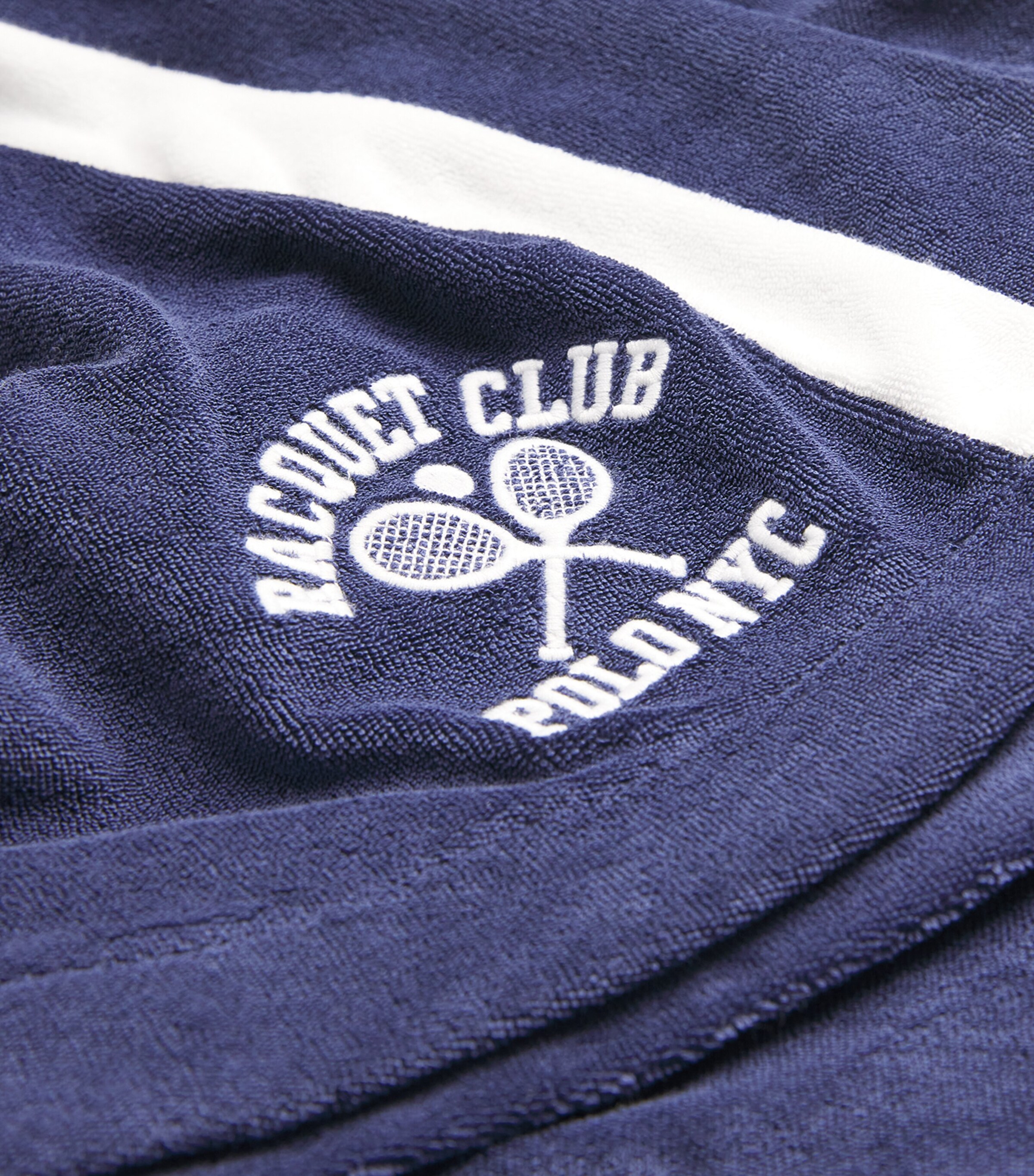 Polo Ralph Lauren Mens Towelling Shorts Navy Image 5