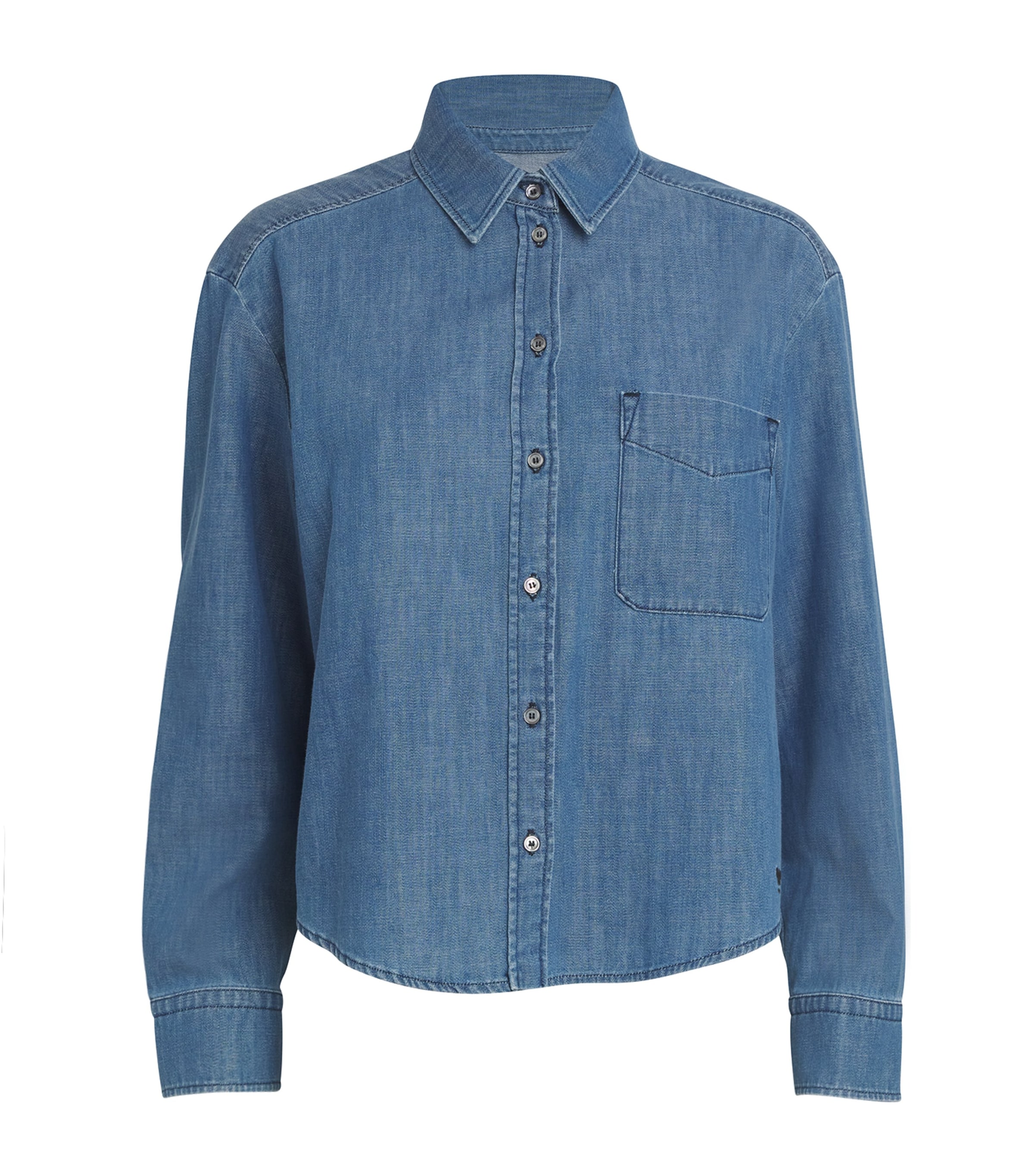 Shop Weekend Max Mara Denim Shirt In Blue