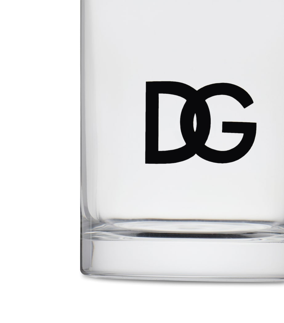 Set of 2 DG Millennials Logo Glasses U0058 TRASPARENTE/DG Image 5