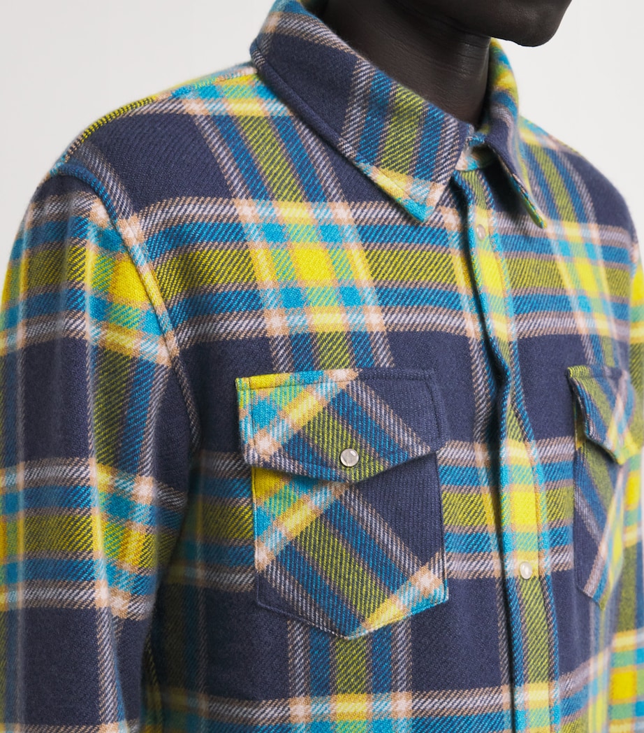 Cashmere Plaid Shirt ROSE QUARTZ Image 6