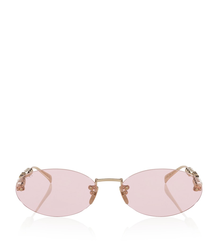 Metal Round Sunglasses 2300R1 Image 1