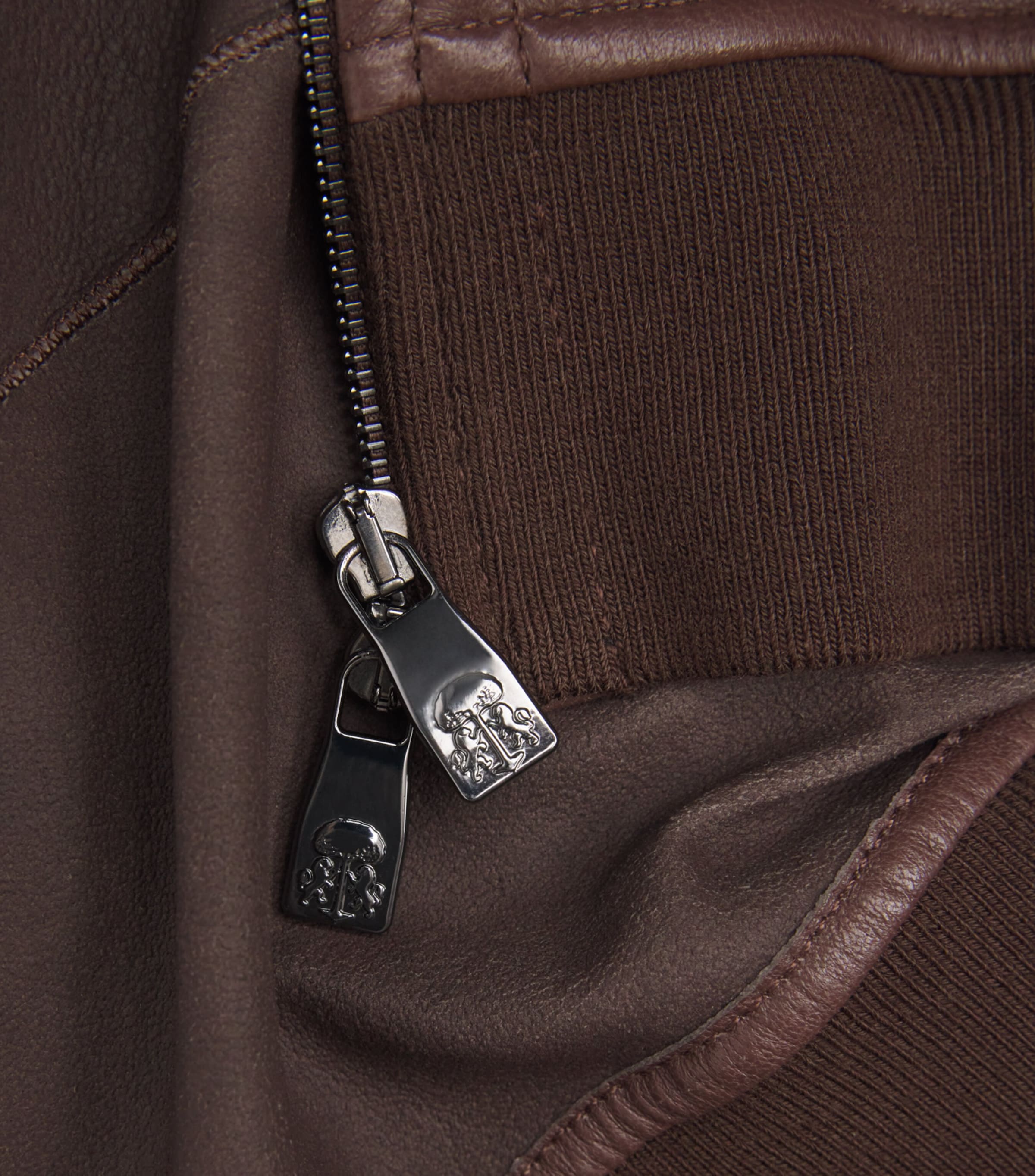 Lambskin Bomber Jacket 030 DARK BROWN EBONY Image 5