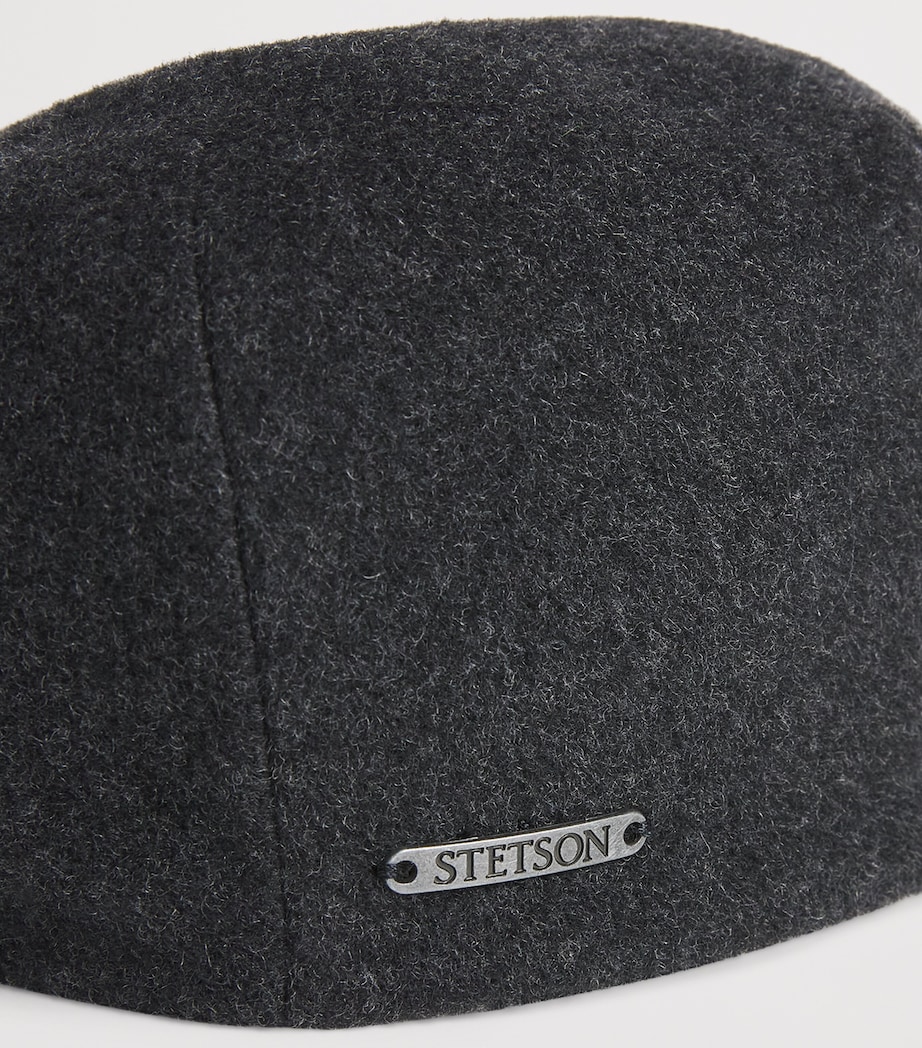 Wool-Blend Kent Flat Cap 32 - ANTHRA MELANGE Image 4