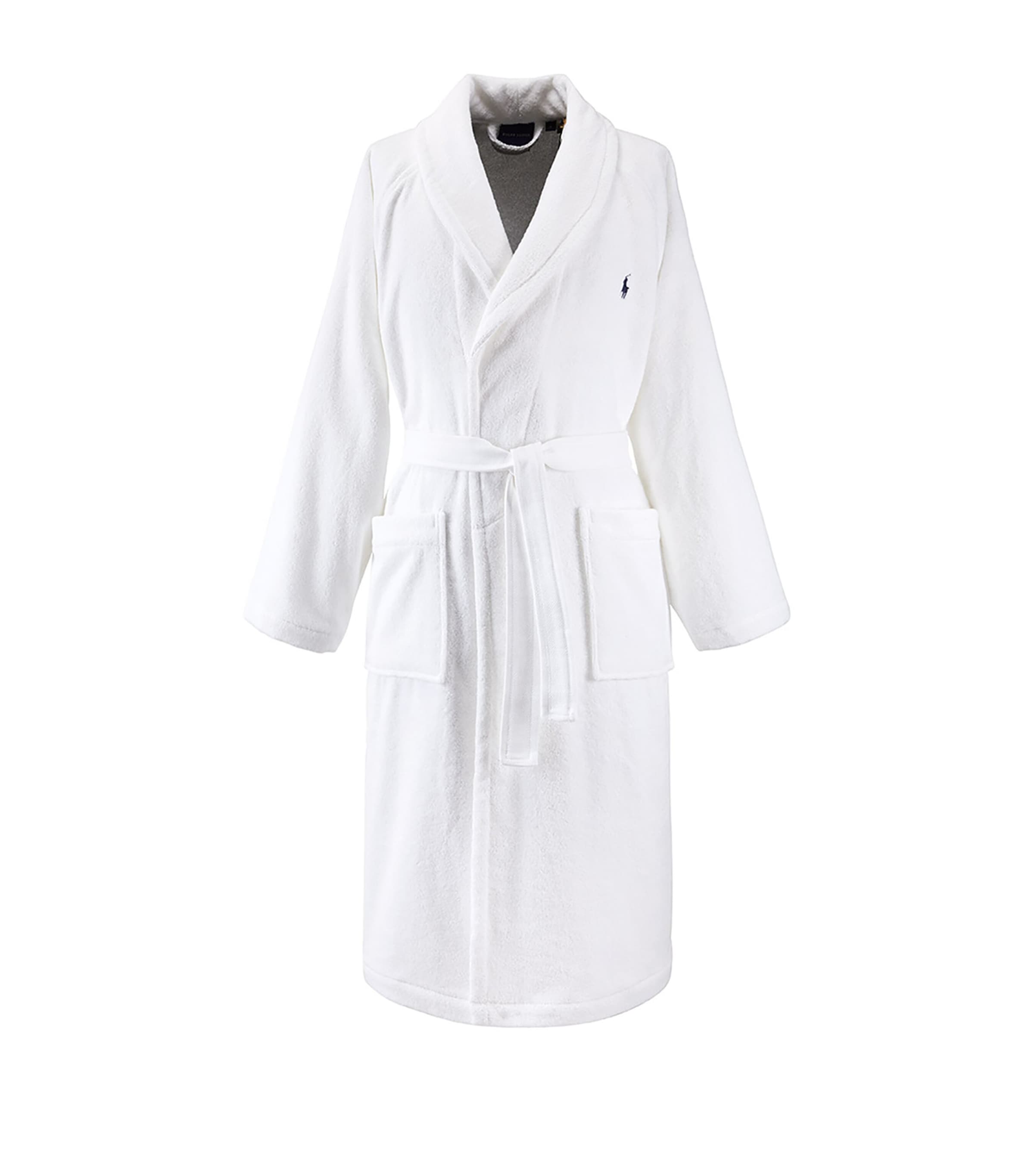 Shop Ralph Lauren Polo Player Bath Robe In White