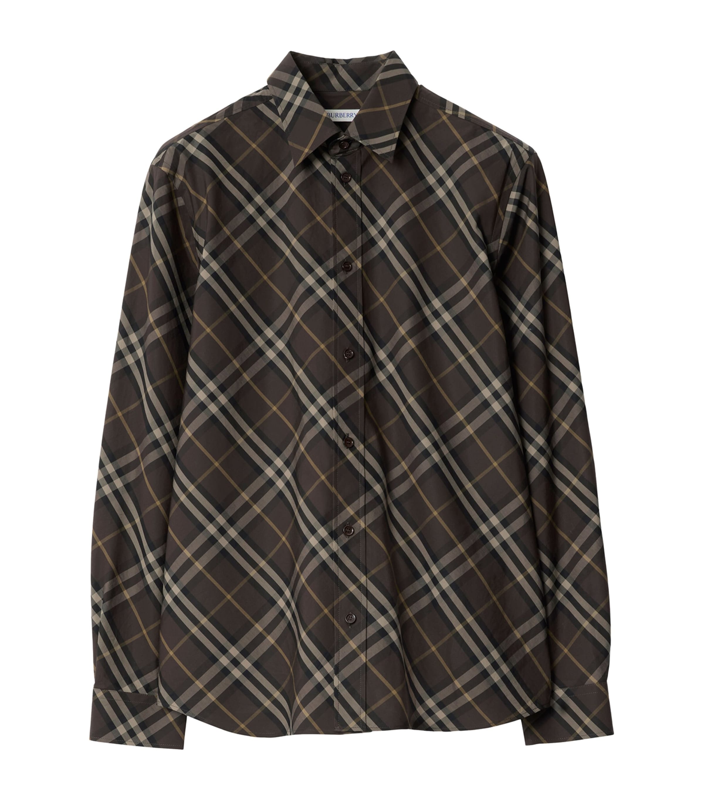 Cotton Check Shirt TRUFFLE IP CHECK Image 1