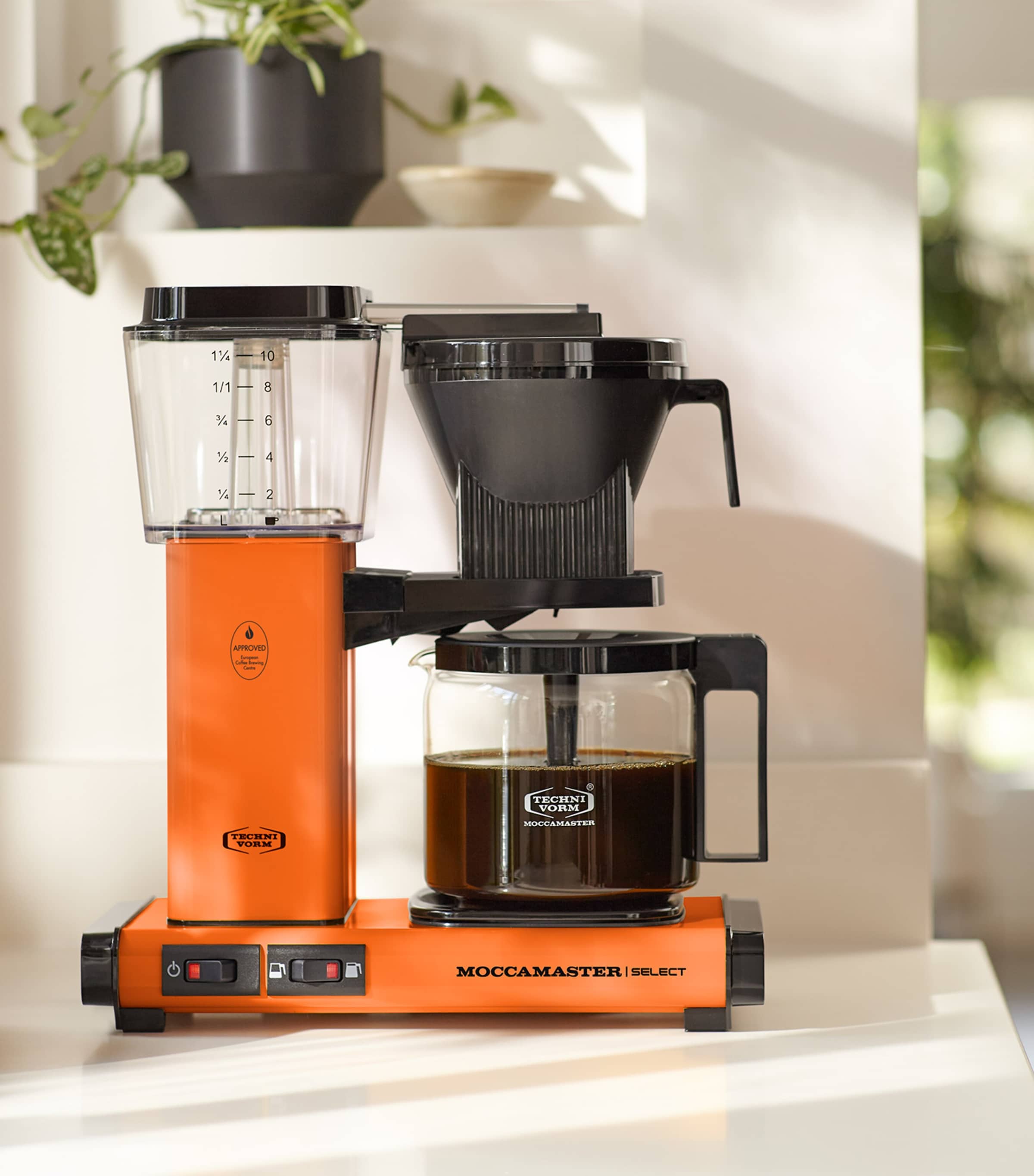 Moccamaster KBG Select Filter Coffee Machine Orange Image 3