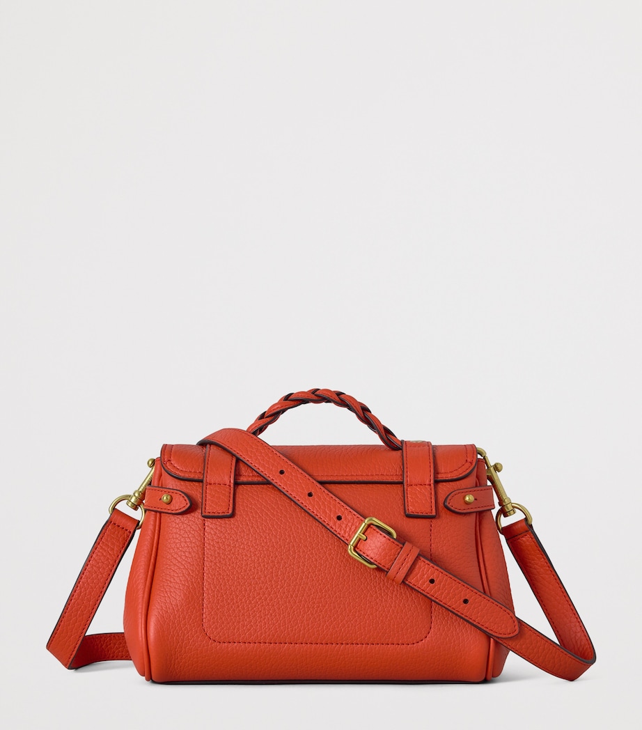 Mulberry Leather Alexa Cross-Body Bag Coral Orange Image 2