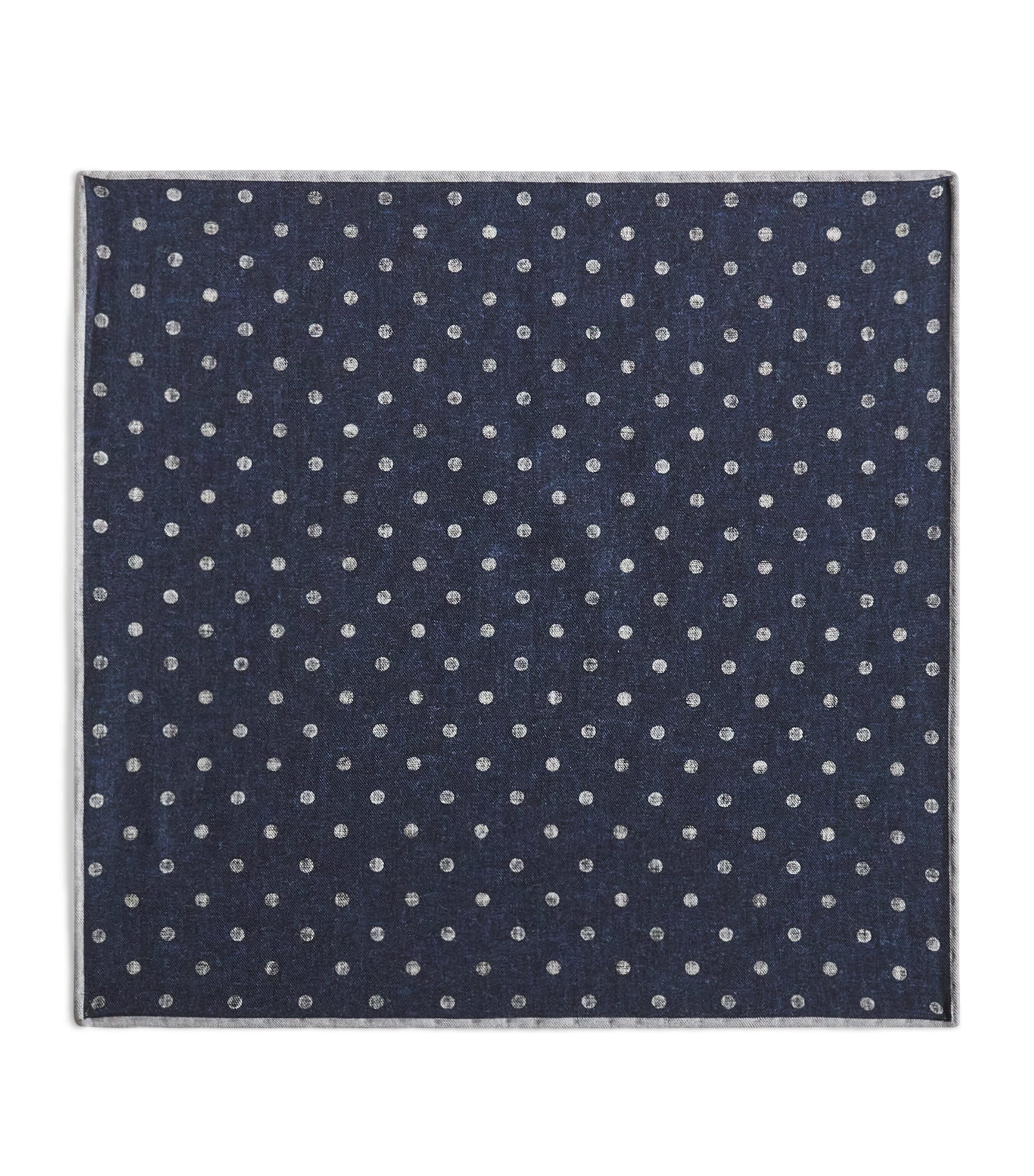 Cotton-Wool Printed Pocket Square BLU Image 1