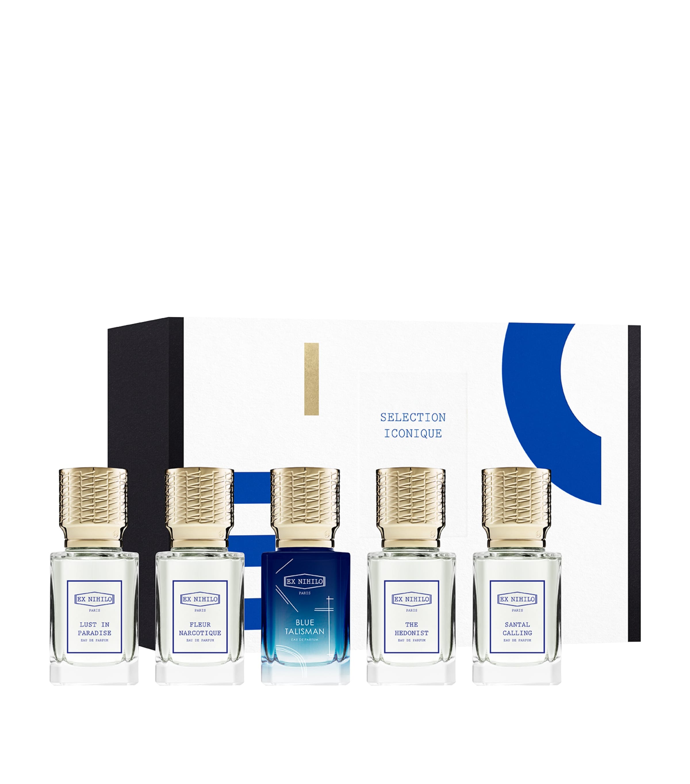Ex Nihilo Selection Iconique Miniatures Fragrance Gift Set (5 x 10ml) White Blue Gold Image 4