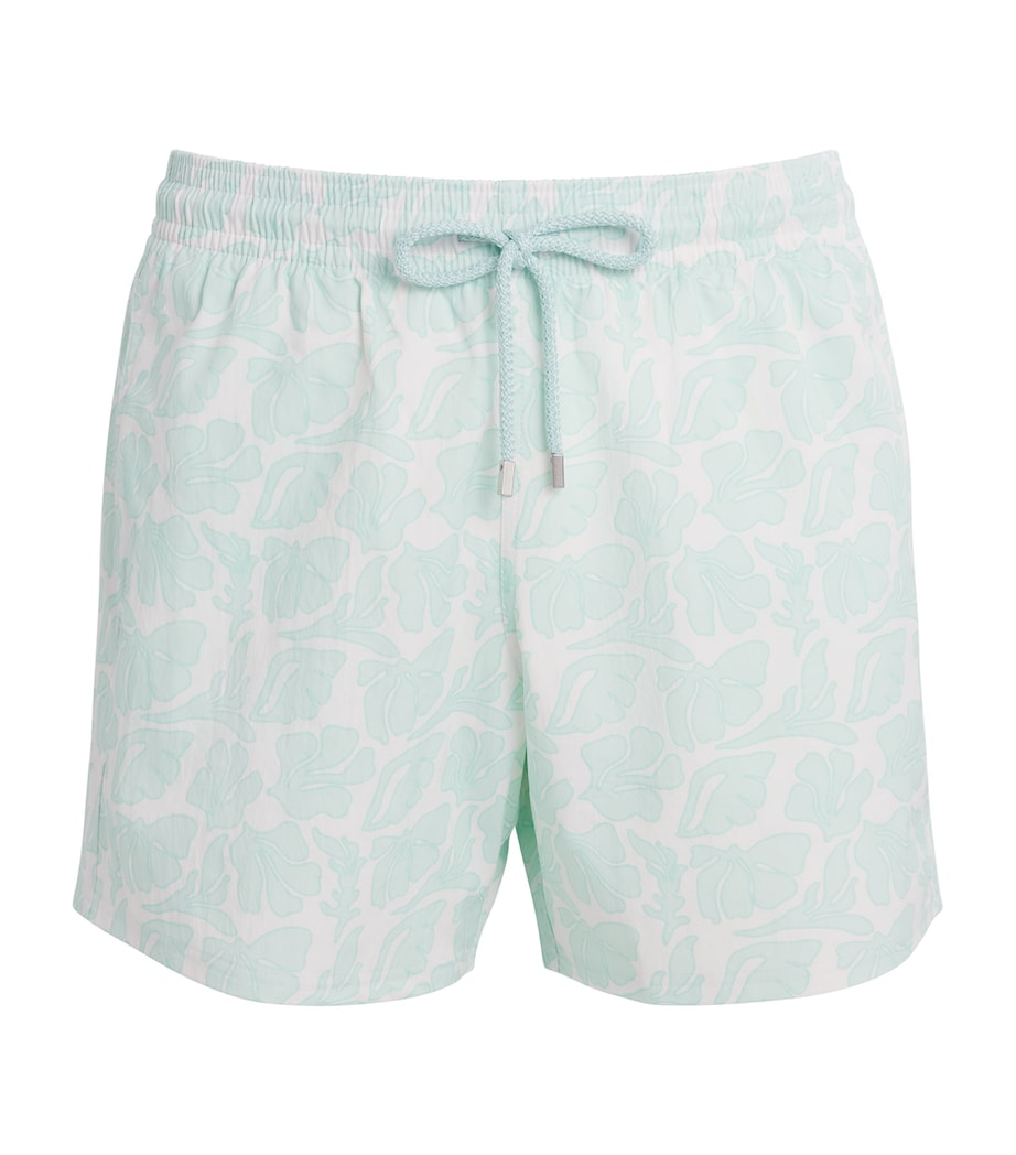 Printed Moorise Swim Shorts 010-BLANC Image 1