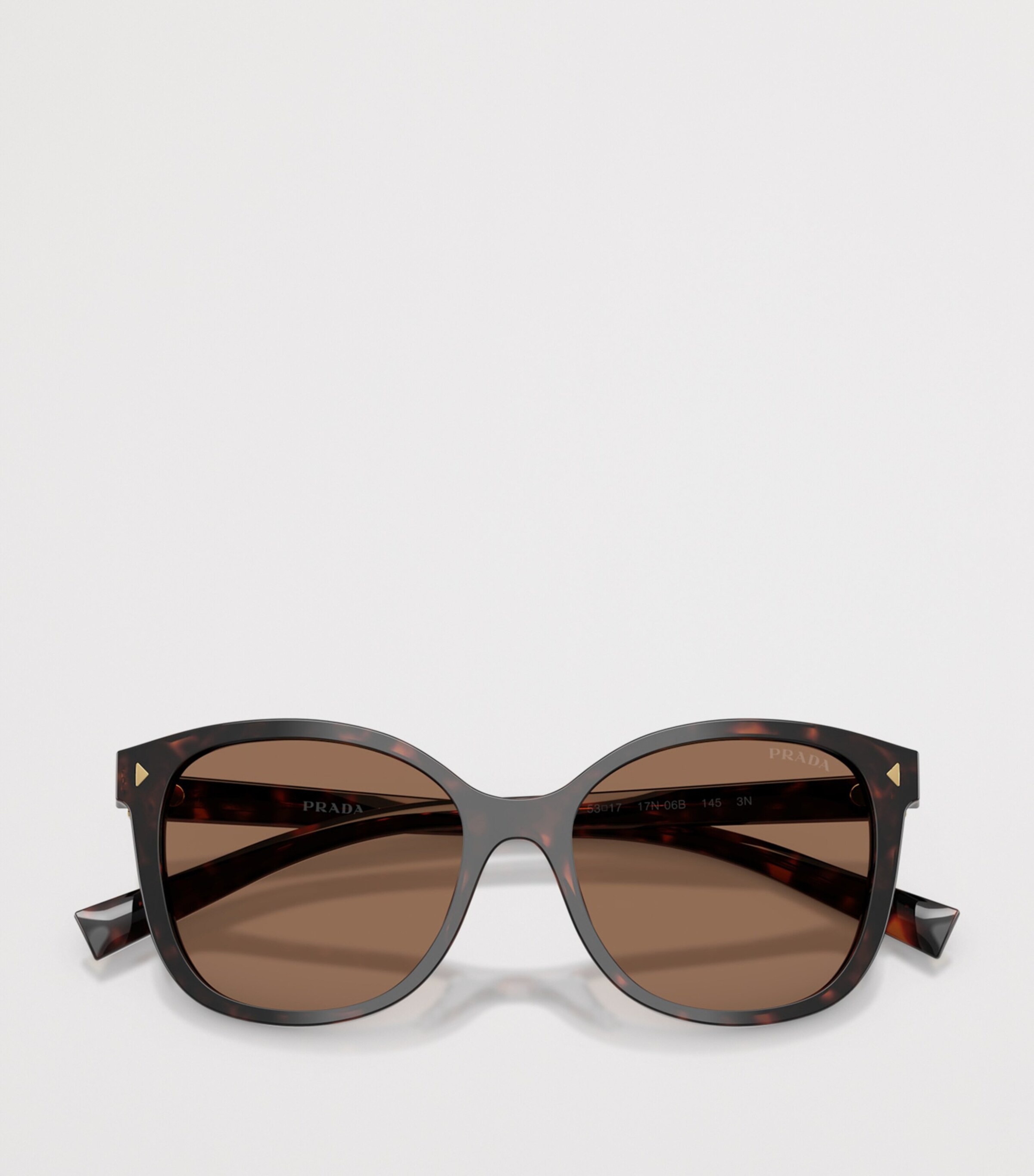 Prada Tortoiseshell Square Sunglasses Brown Image 5