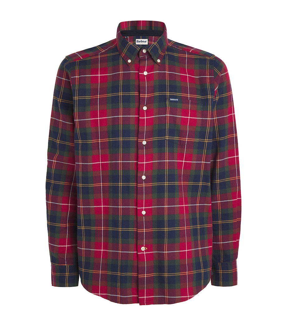 Cotton Tailored Tartan Fortrose Shirt WINTERBERRY TARTAN Image 1