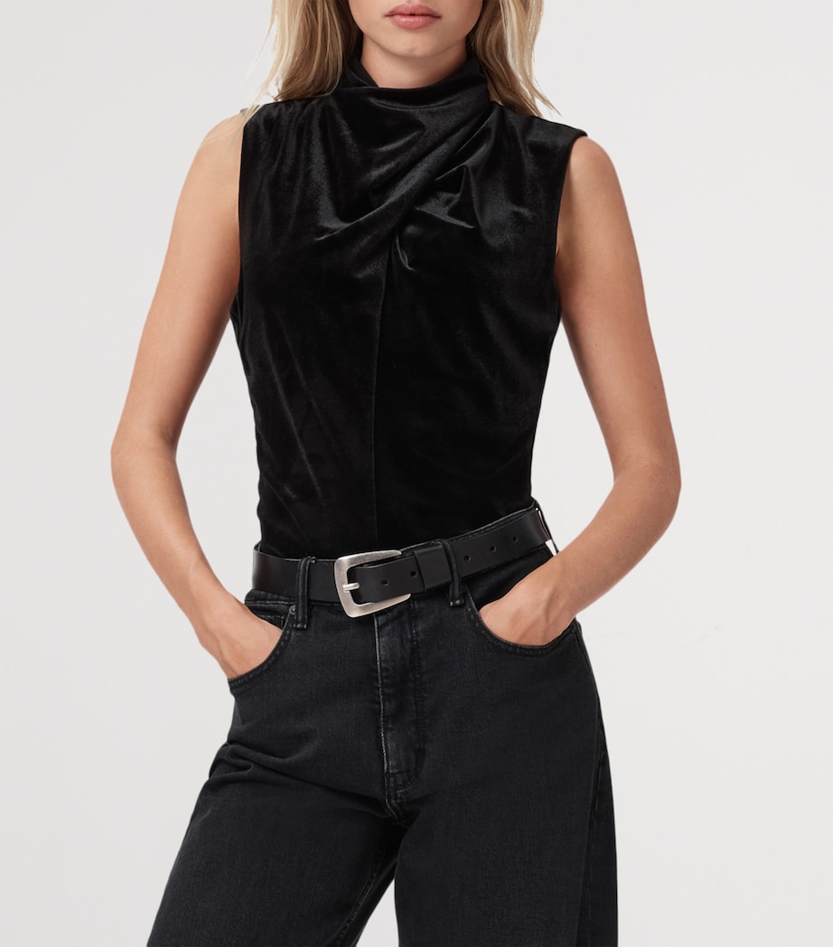 Velvet Tia Tank Top BLACK Image 6