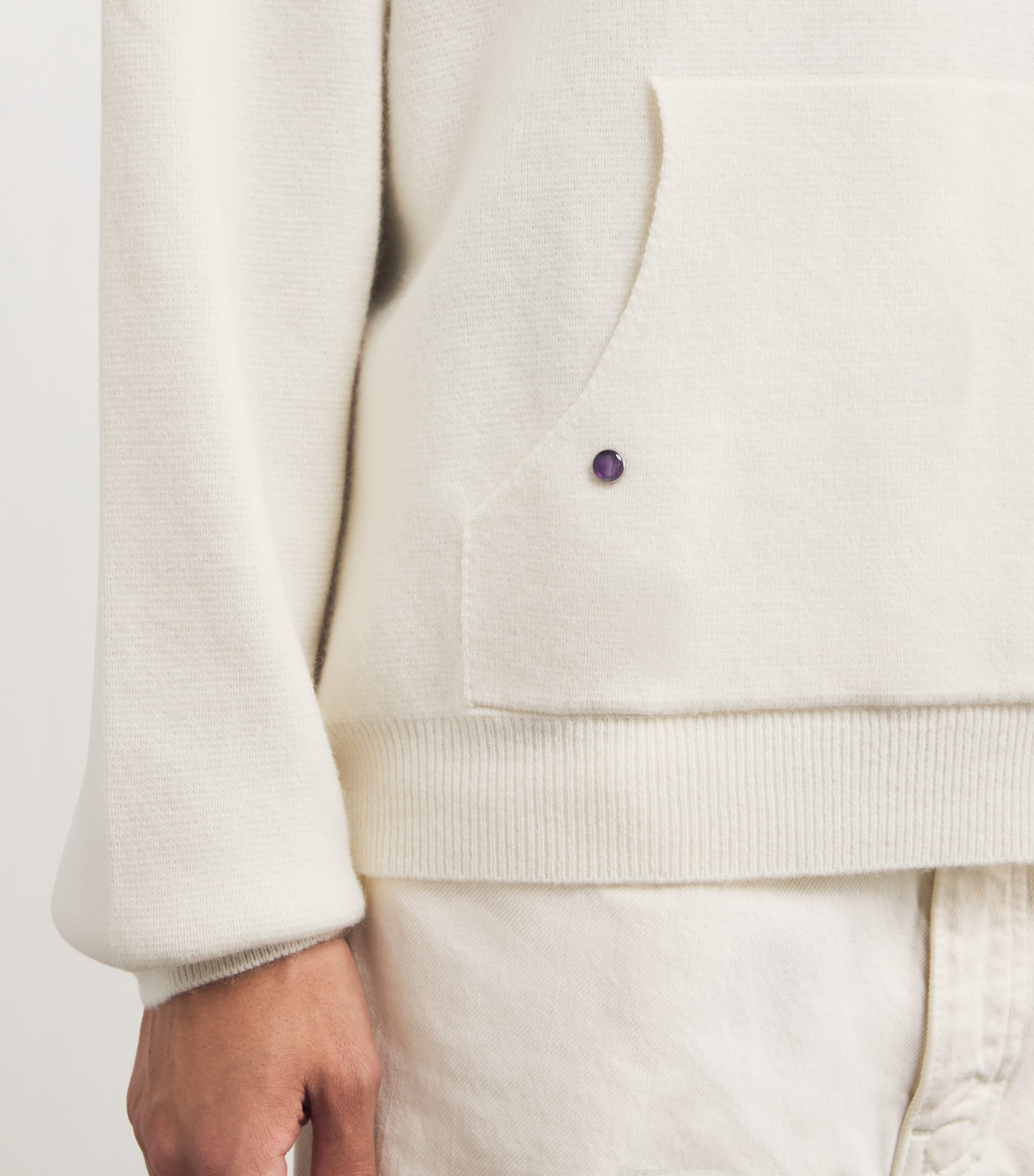 Cashmere Hoodie AMETHYST Image 6