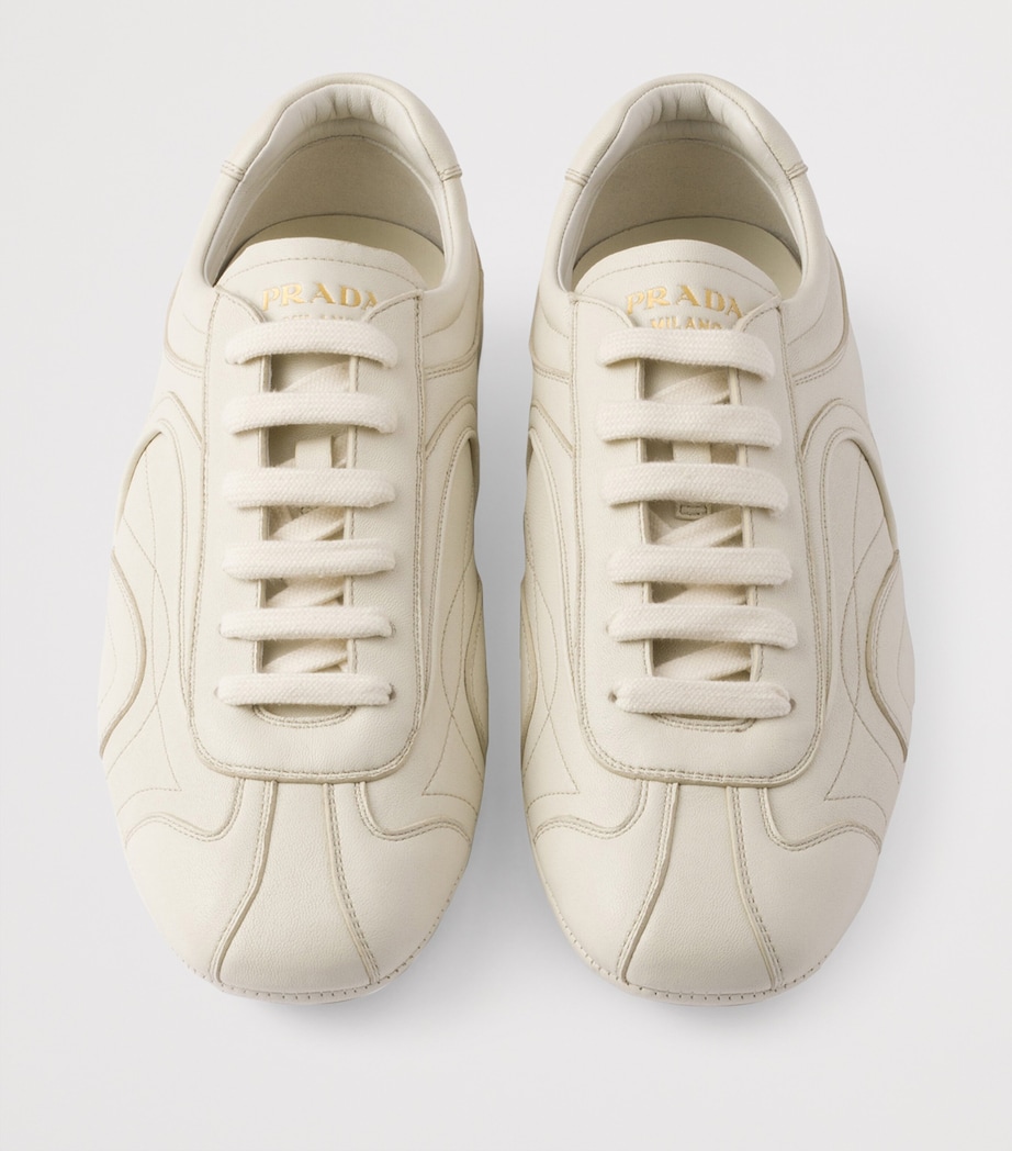 Nappa Leather Antiqued Sneakers F0K74 Image 3