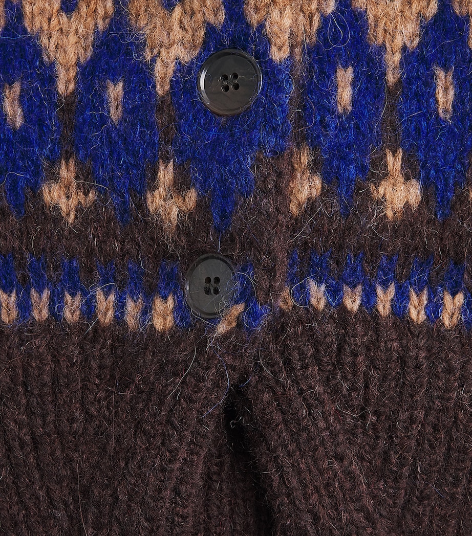 Alpaca-Merino-Blend Sweater Vest CHOCOLATE MULTI Image 5