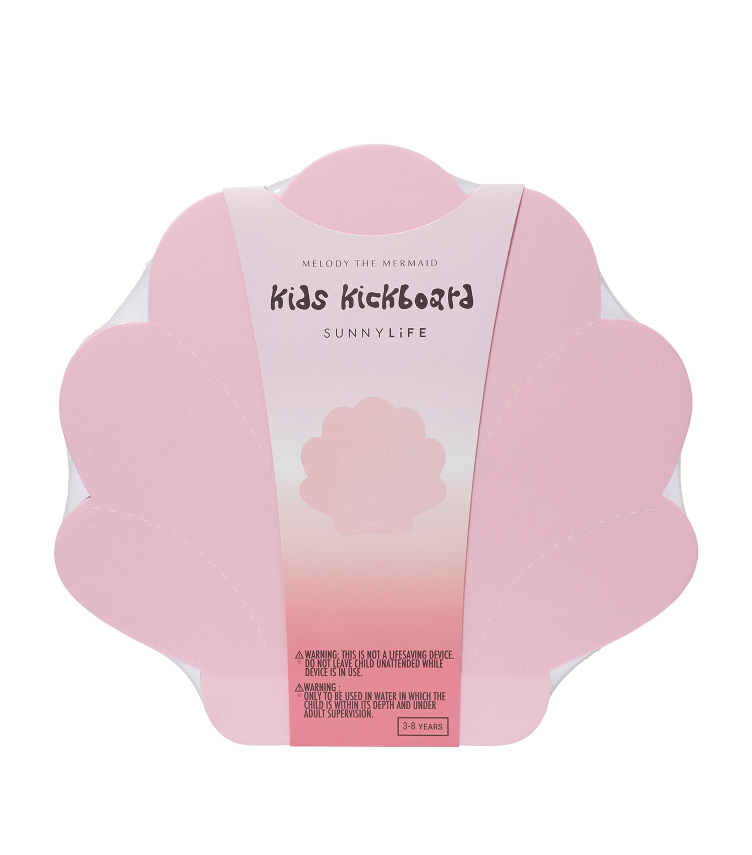 Sunnylife Melody Mermaid Kickboard In Pink